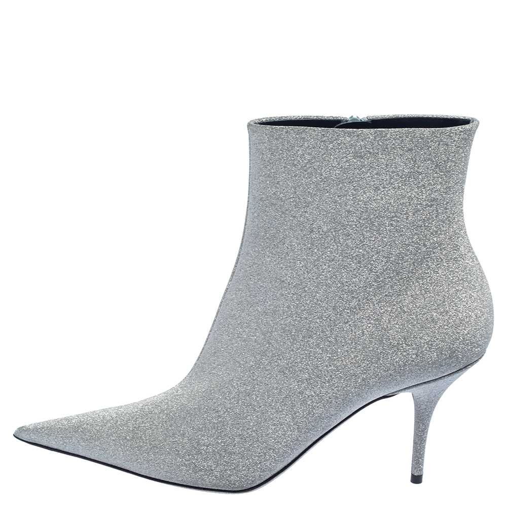 grey glitter balenciaga