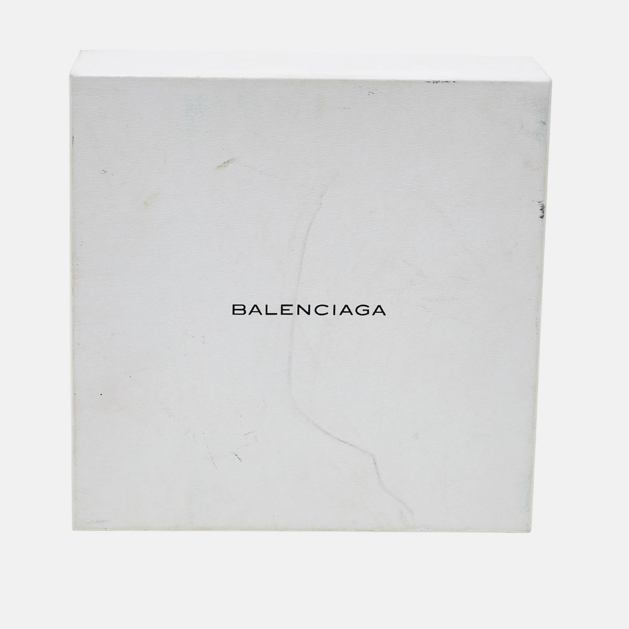 Balenciaga Tri Color Leather B Buckle Waist Belt 80CM