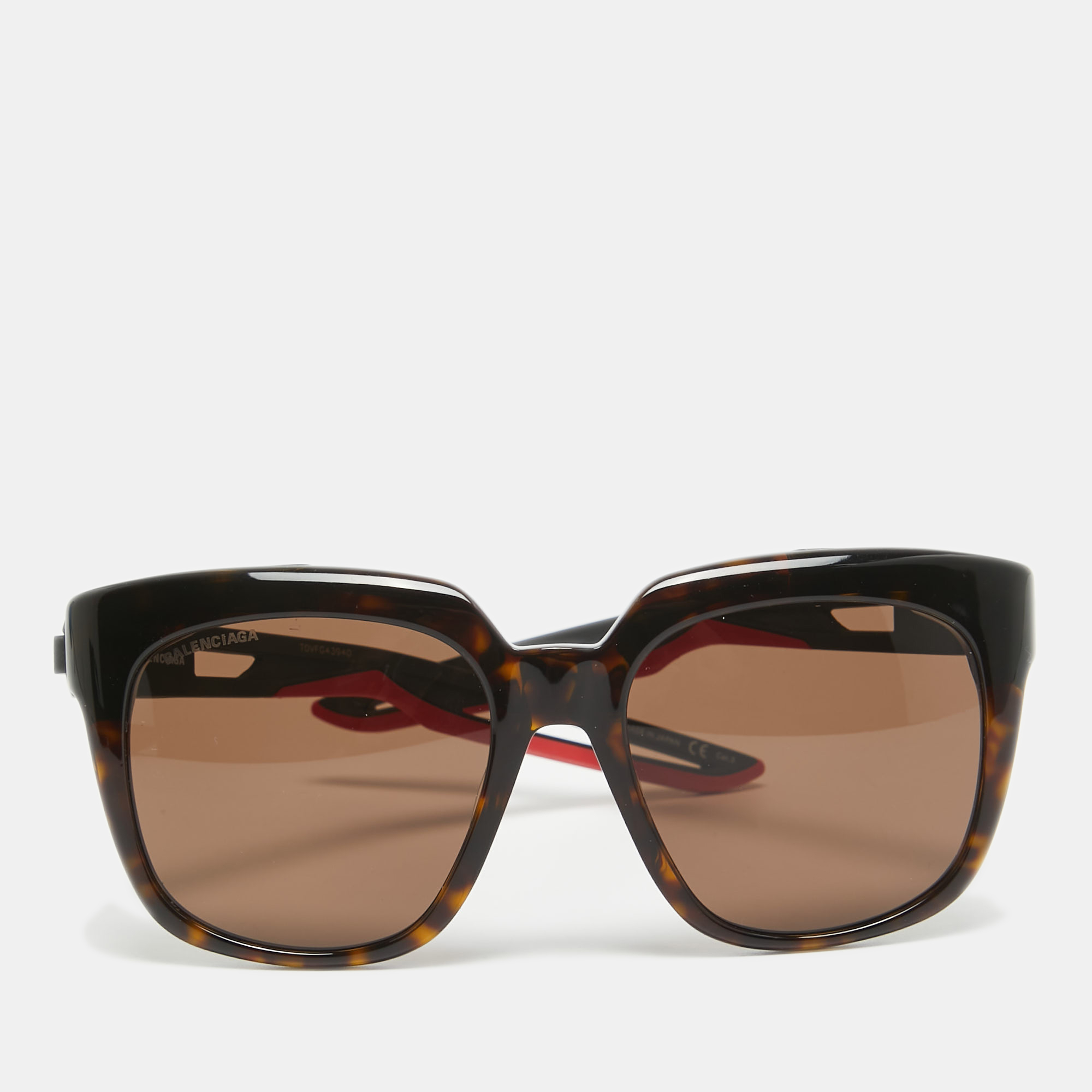 Balenciaga brown/black bb0053s wayfarer sunglasses