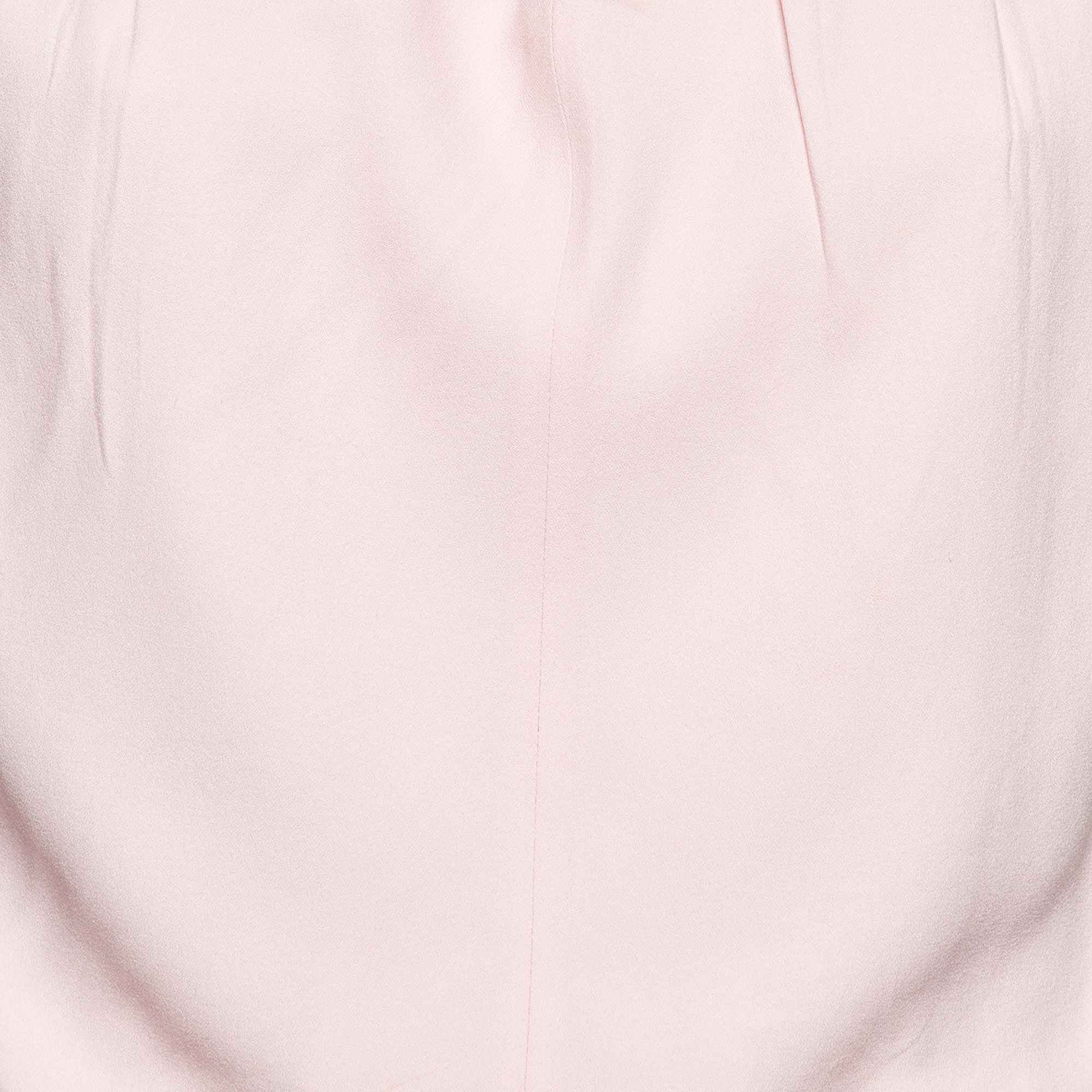 Balenciaga Pink Crepe Sleeveless Top S