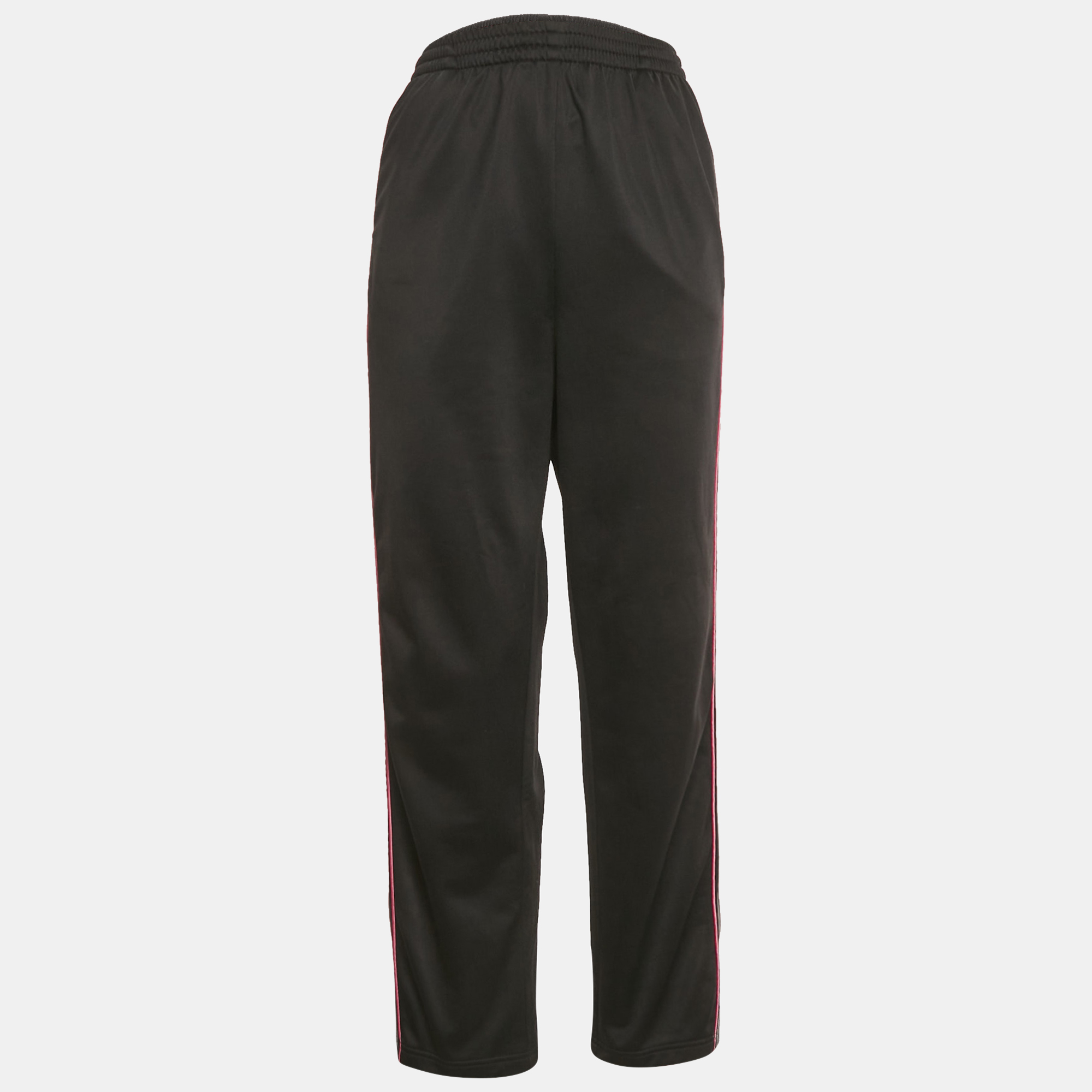 Balenciaga Black Synthetic Logo Stripe Detail Track Pants S
Balenciaga Black Synthetic Logo Stripe Detail Track Pants S