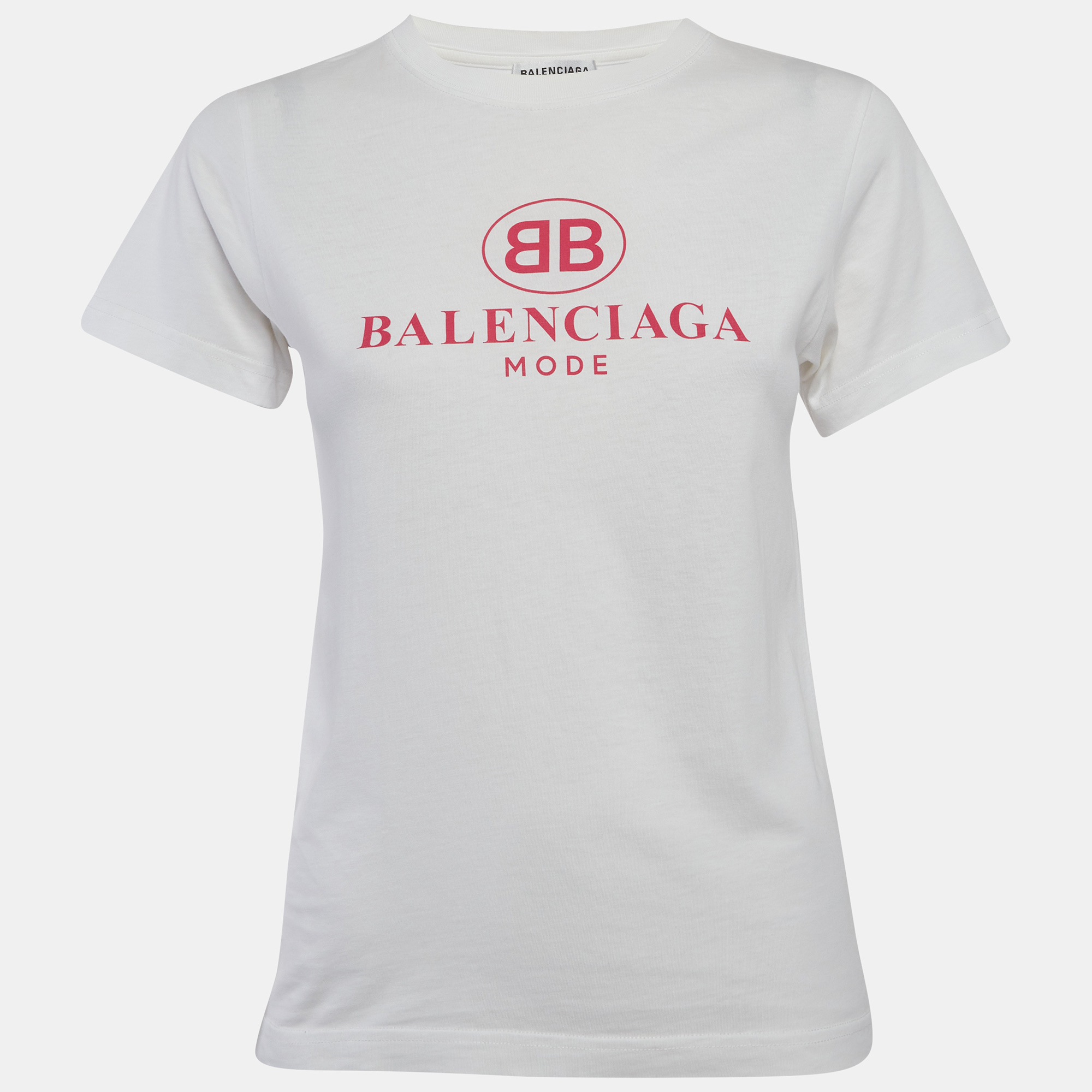 Balenciaga White Logo Print Jersey T-Shirt M
Balenciaga White Logo Print Jersey T-Shirt M