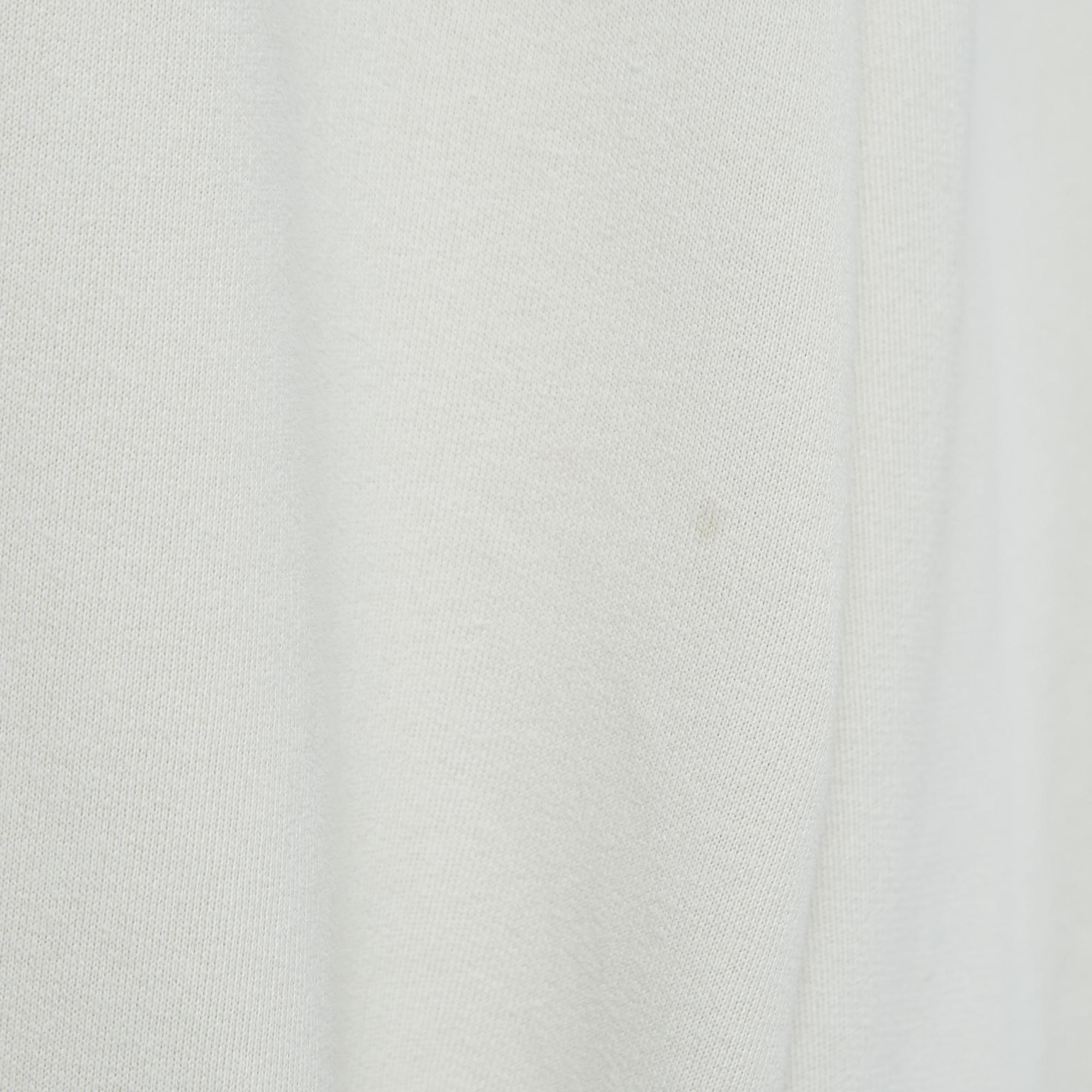 Balenciaga Grey Paris Fashion Week Print Cotton Hooded Sweatshirt XS