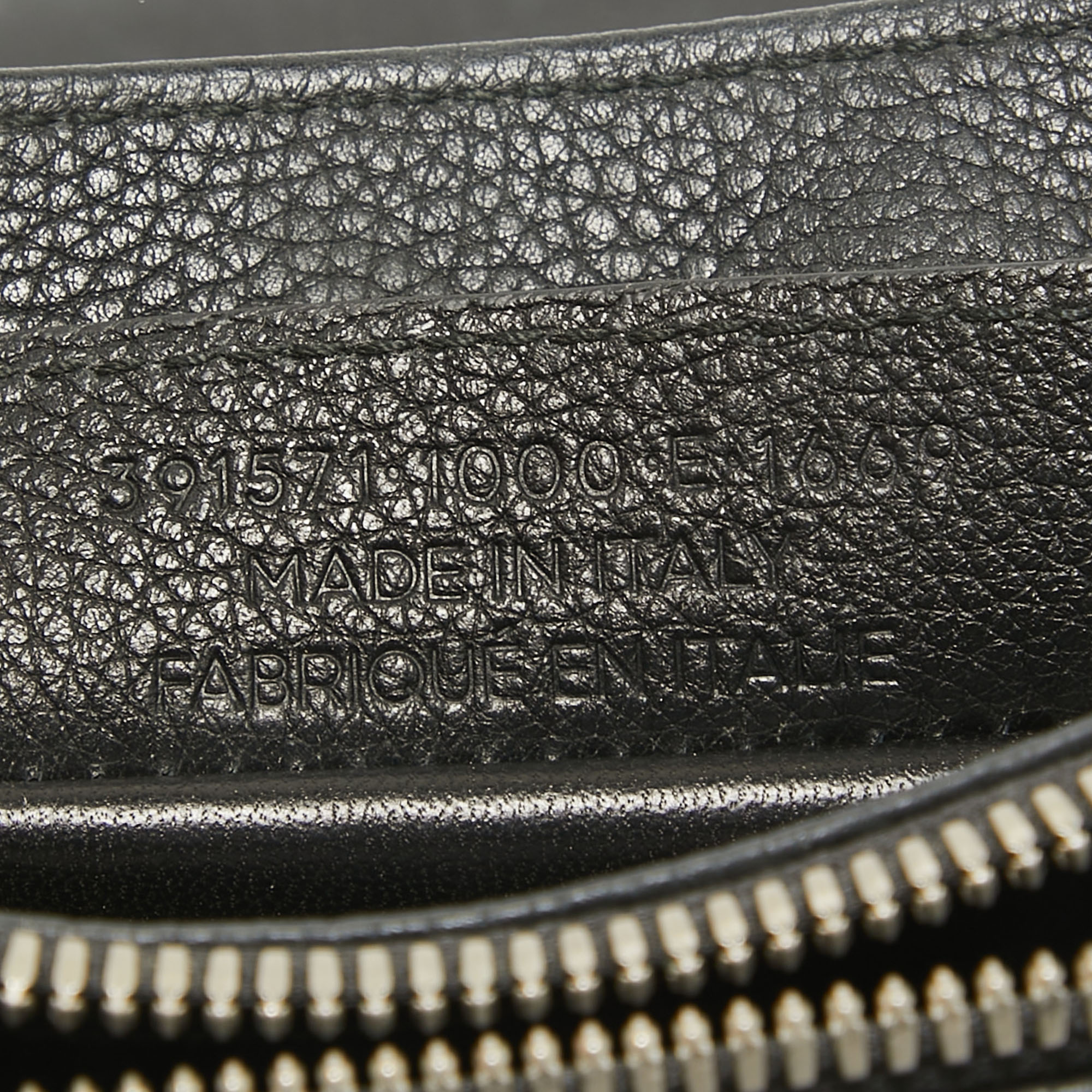 Balenciaga Black Alligator And Leather Le Dix Cartable Top Handle Bag