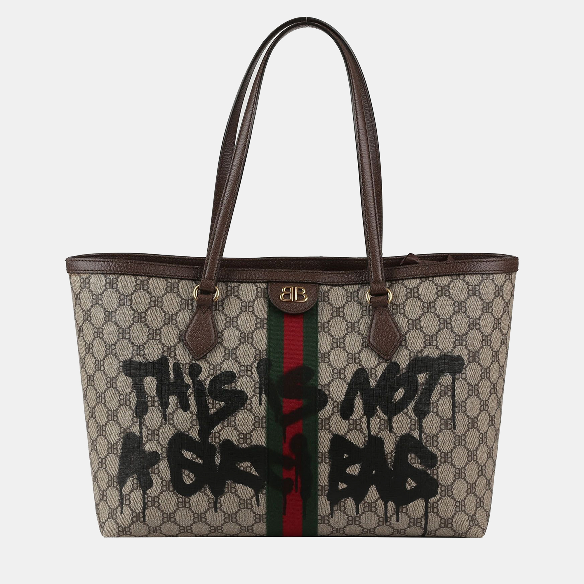Balenciaga Medium GG Canvas Tote