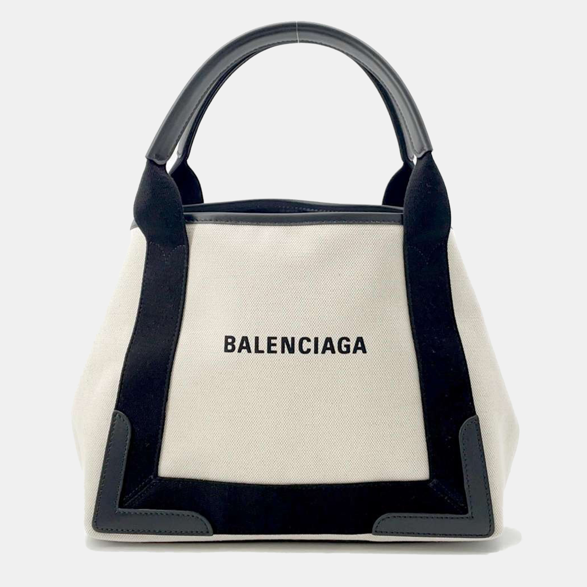 Balenciaga Beige/Black Canvas Leather Small Kabas Shoulder Bag
Balenciaga Beige/Black Canvas Leather Small Kabas Shoulder Bag
