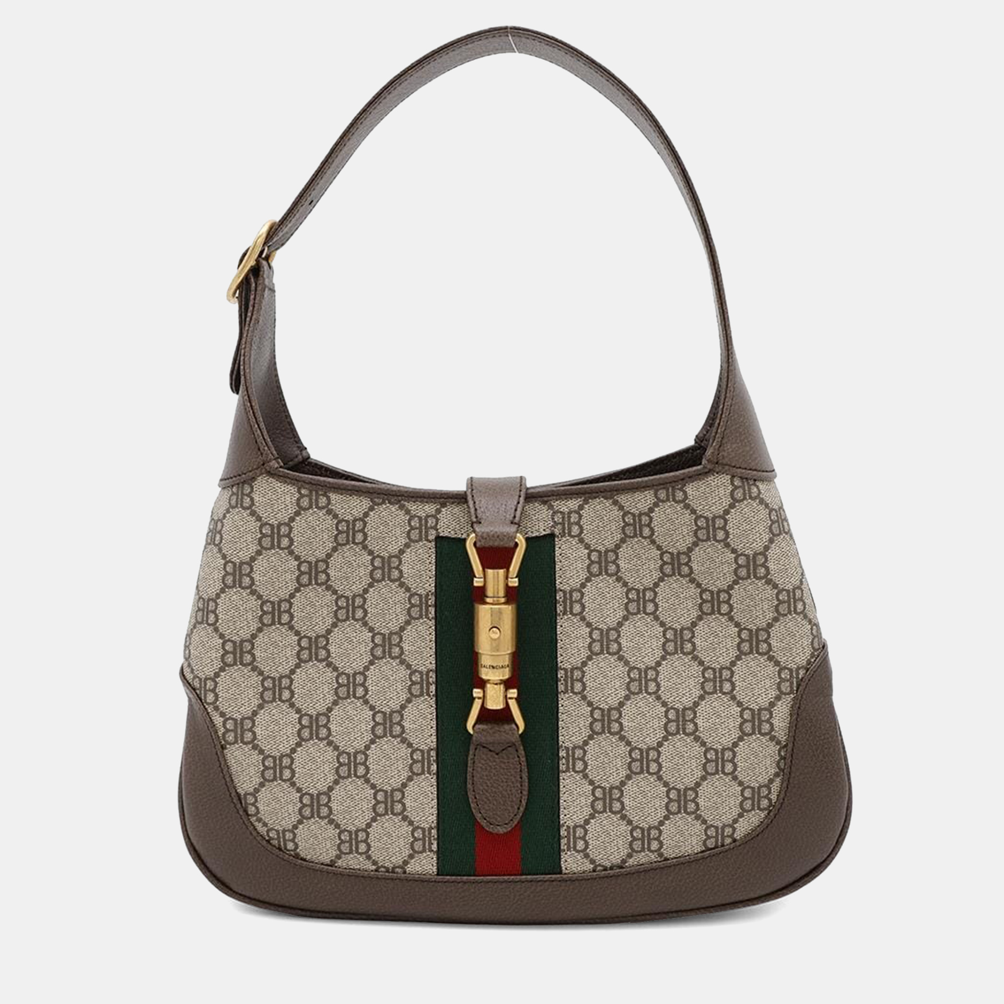 Balenciaga Gucci Collaboration The Hacker Project Jackie1961 Small Brown/Beige Pvc Coated Canvas Leather
Balenciaga Gucci Collaboration The Hacker Project Jackie1961 Small Brown/Beige Pvc Coated Canvas Leather