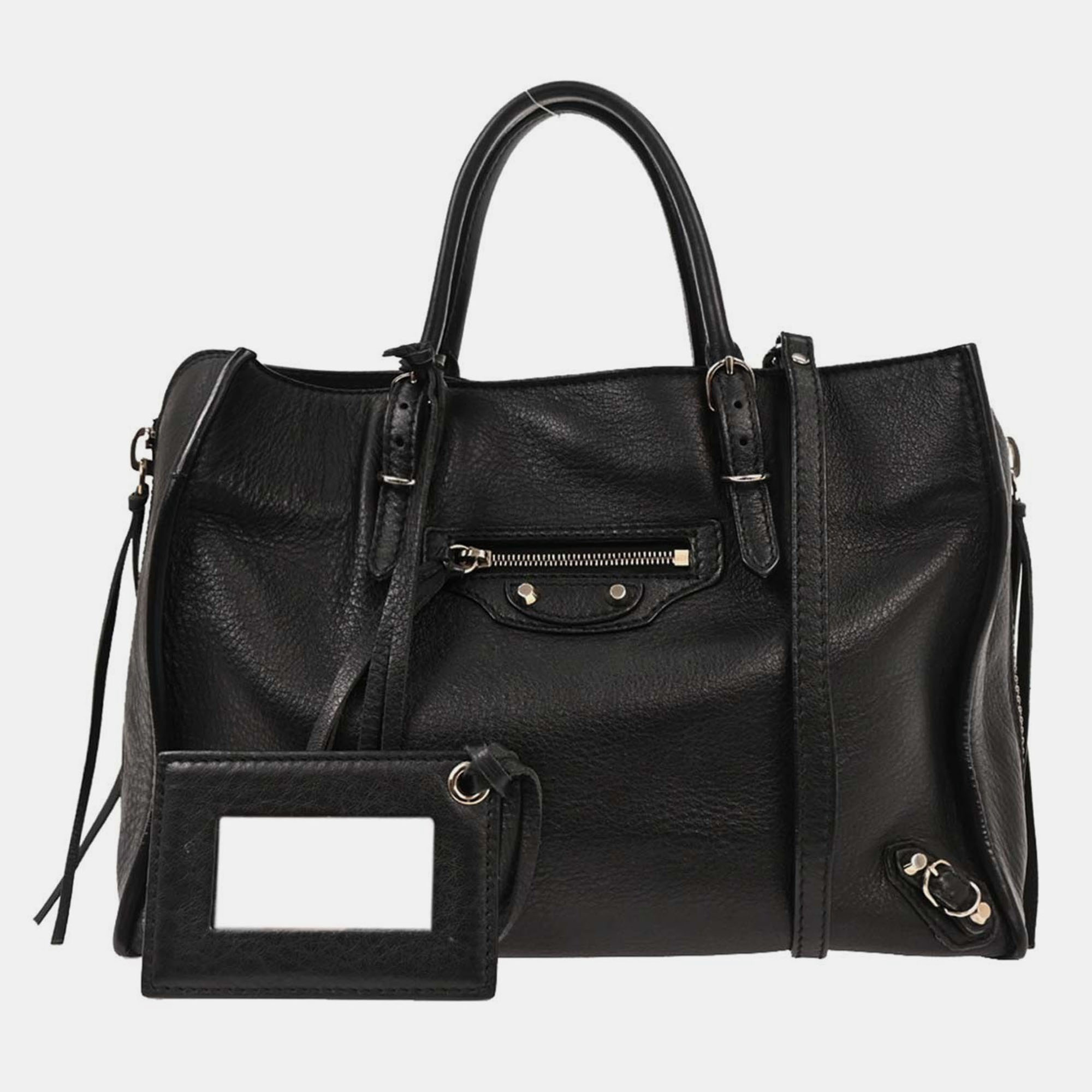 Balenciaga Black Papier A6 Tote Shoulder Bag
Balenciaga Black Papier A6 Tote Shoulder Bag