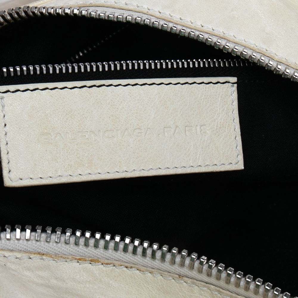 Balenciaga Cream Leather GSH Brief Tote