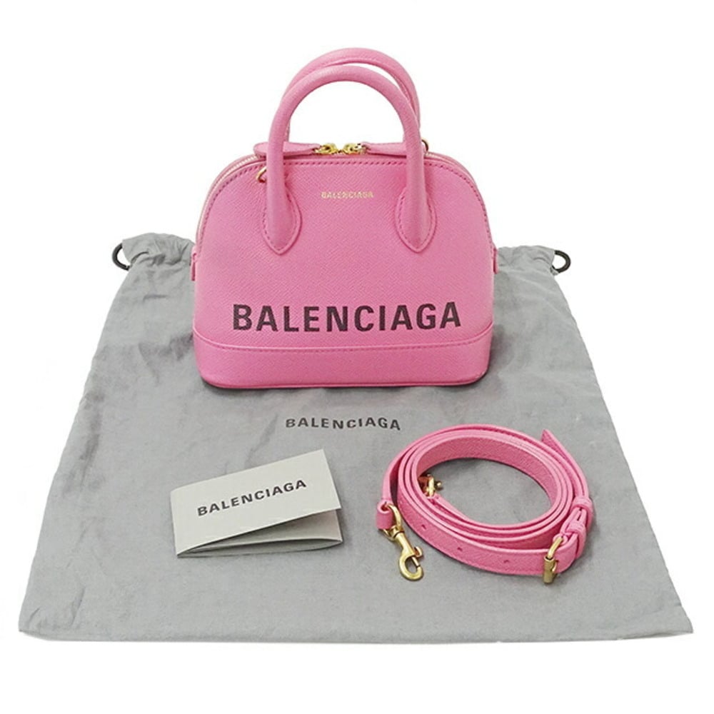 Balenciaga Pink Leather XXS Ville Satchel
