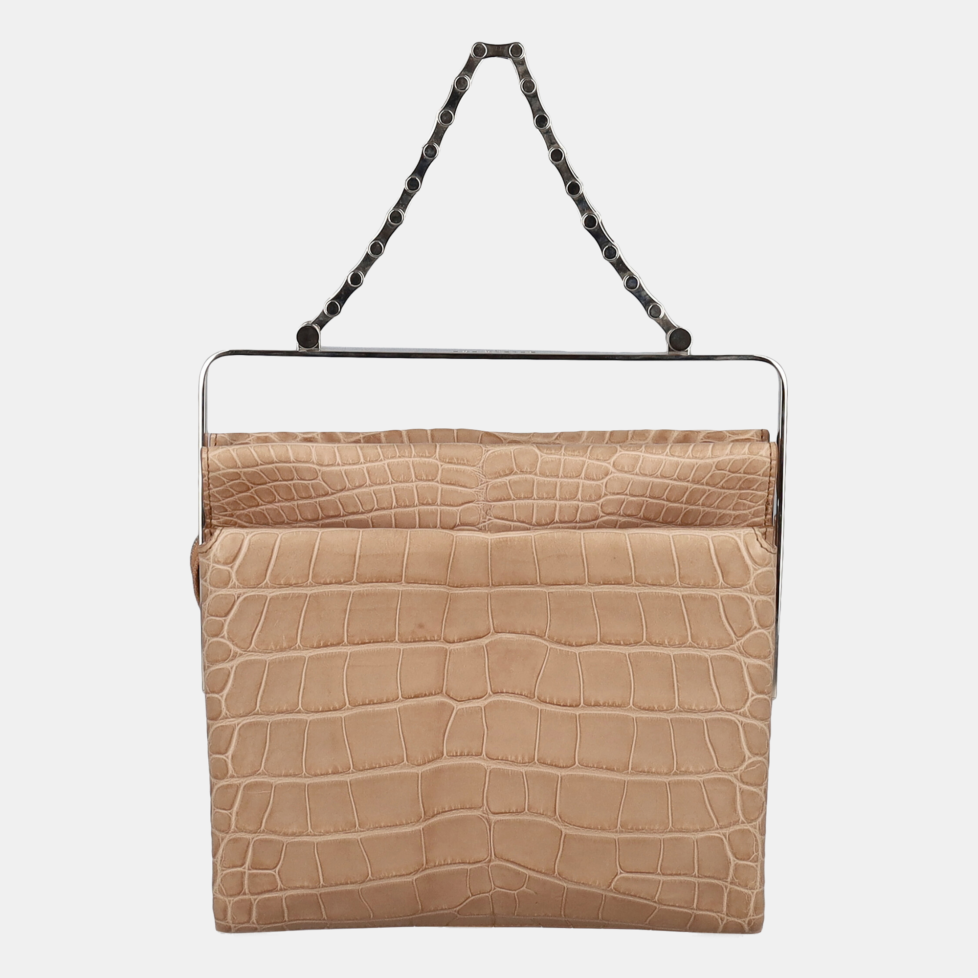 Balenciaga  Women's Leather Handbag - Beige - One Size