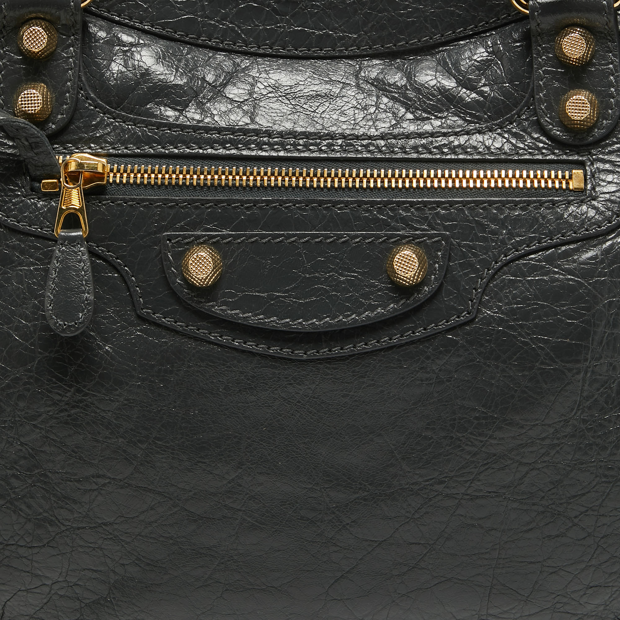 Balenciaga Dark Grey Leather GH Velo Bag