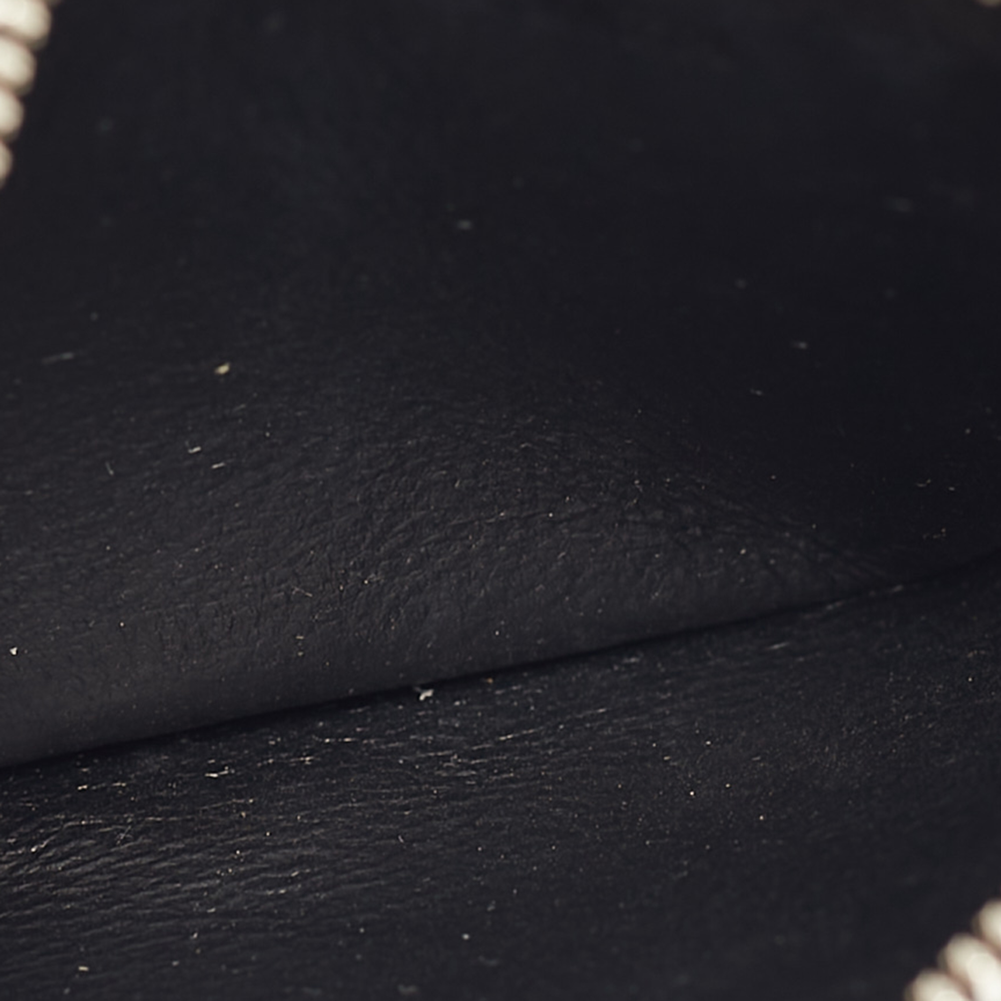 Balenciaga Black/White Leather Dubai Zip Card Holder With Strap