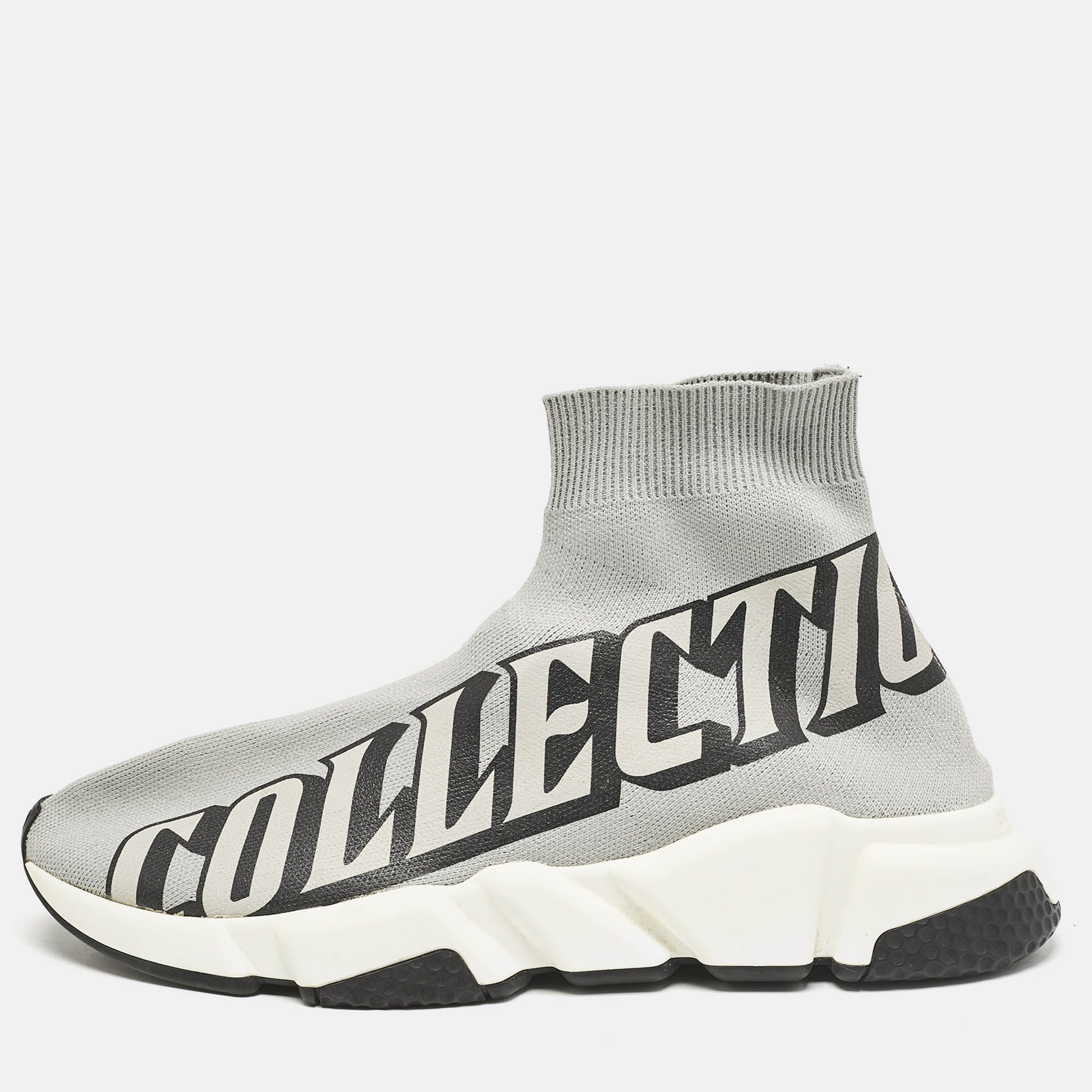 Balenciaga Grey Knit Fabric Speed Trainer Slip On Sneakers Size
Balenciaga Grey Knit Fabric Speed Trainer Slip On Sneakers Size