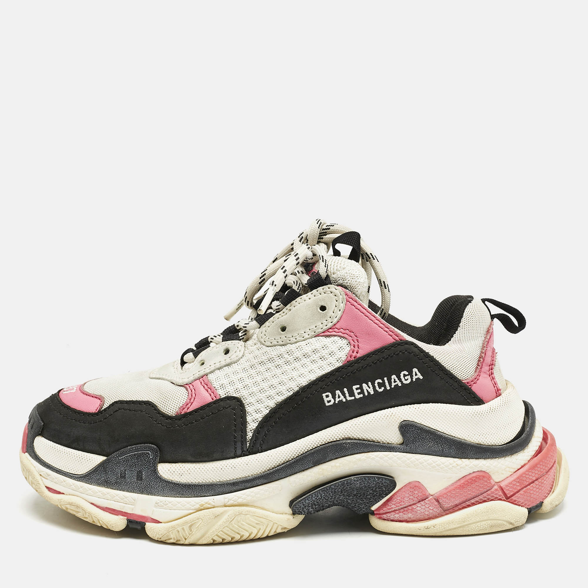 Balenciaga Multicolor Mesh and Nubuck Leather Triple S Sneakers Size
Balenciaga Multicolor Mesh and Nubuck Leather Triple S Sneakers Size