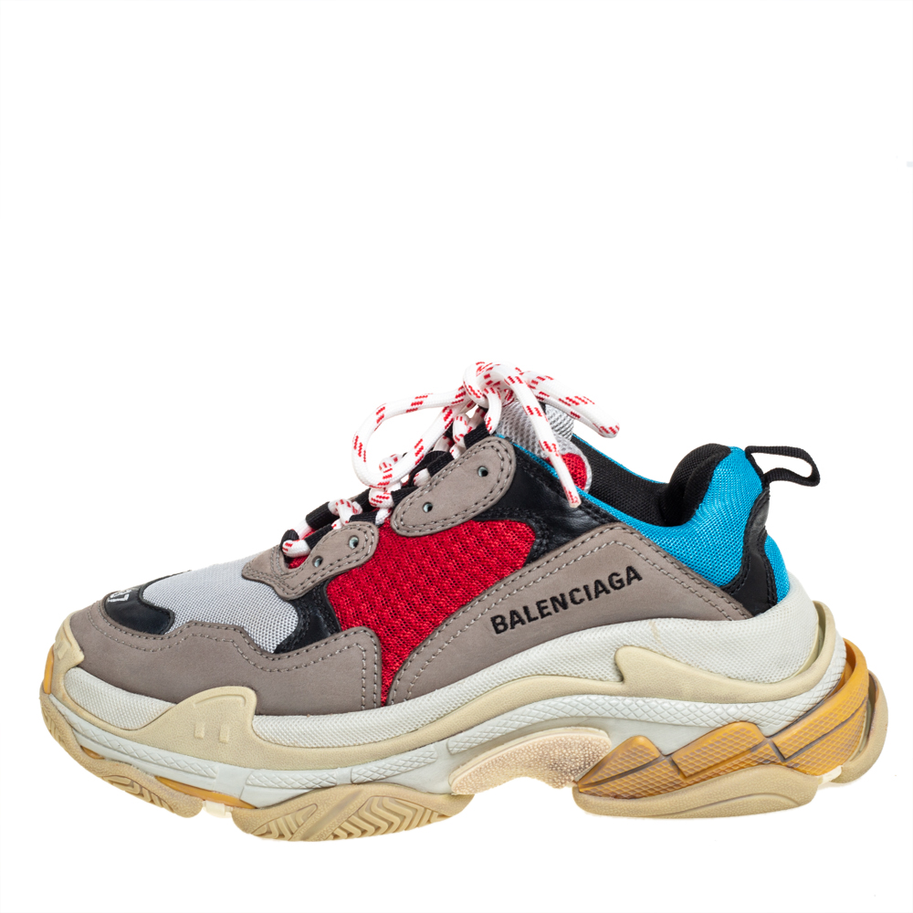 Balenciaga Multicolor Mesh And Leather Triple S Low Top Sneakers Size
Balenciaga Multicolor Mesh And Leather Triple S Low Top Sneakers Size