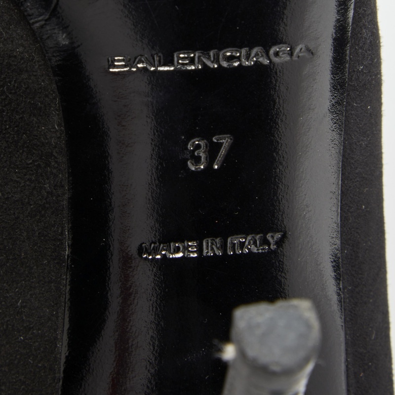 Balenciaga Black Suede Pumps Size 37