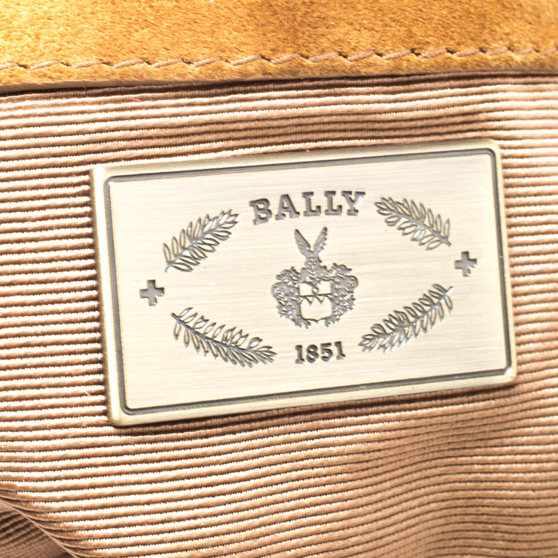 Bally Brown Suede And Leather Shopper Tote