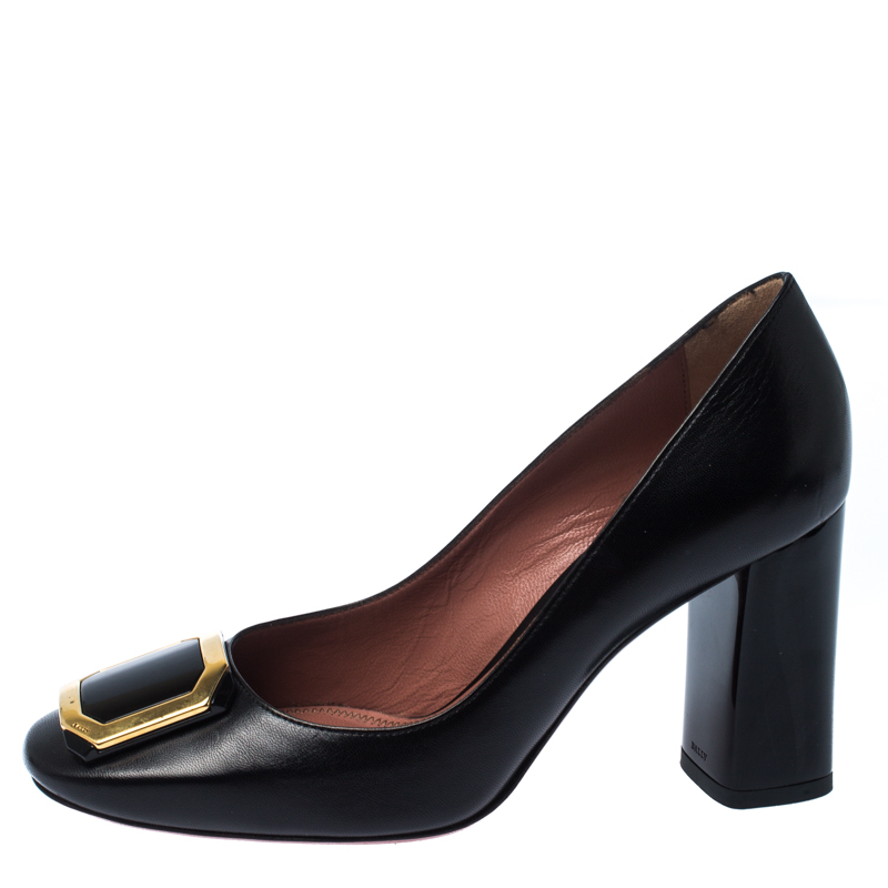 Bally Black Leather Bemmy Pumps Size
Bally Black Leather Bemmy Pumps Size