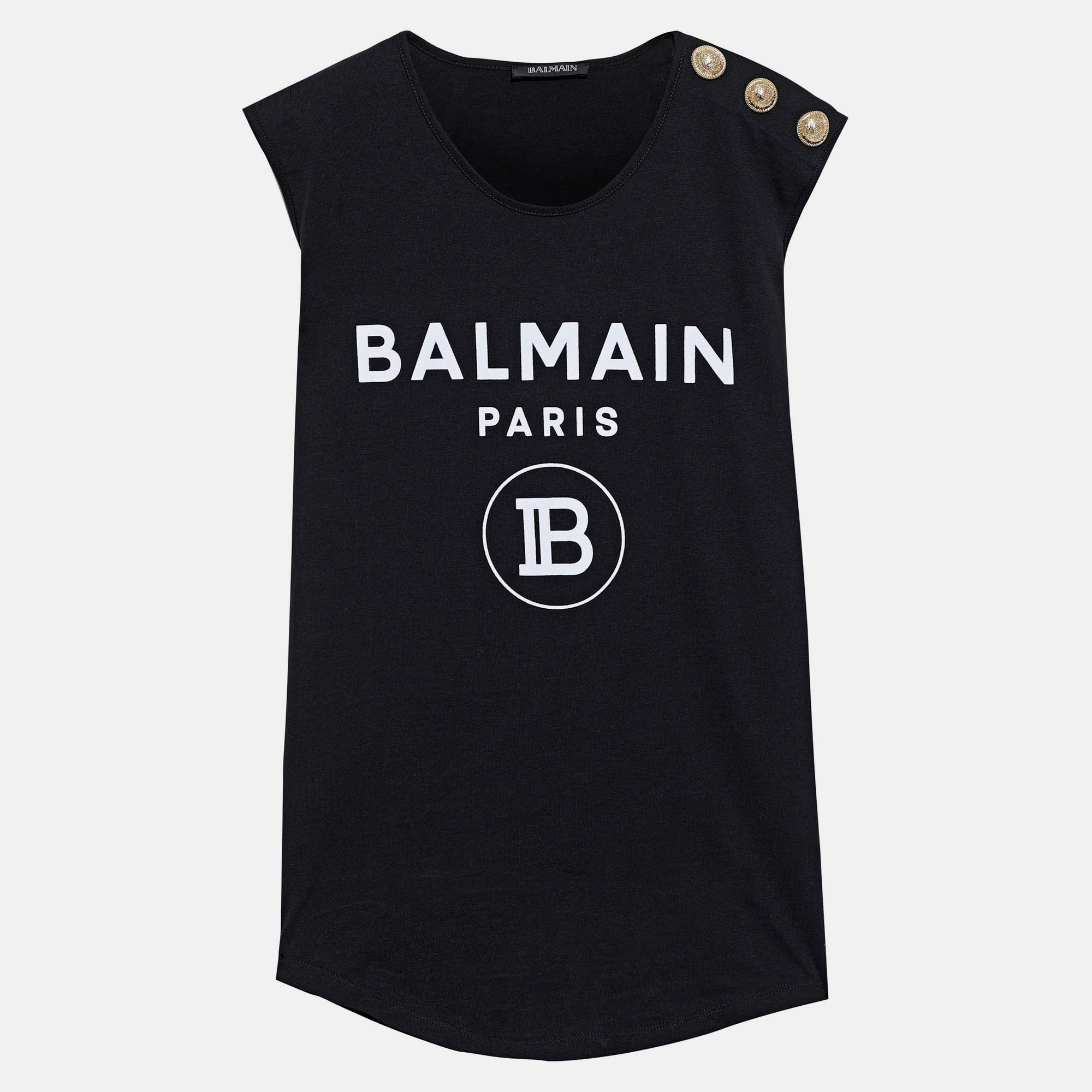 Balmain cotton sleeveless top 34