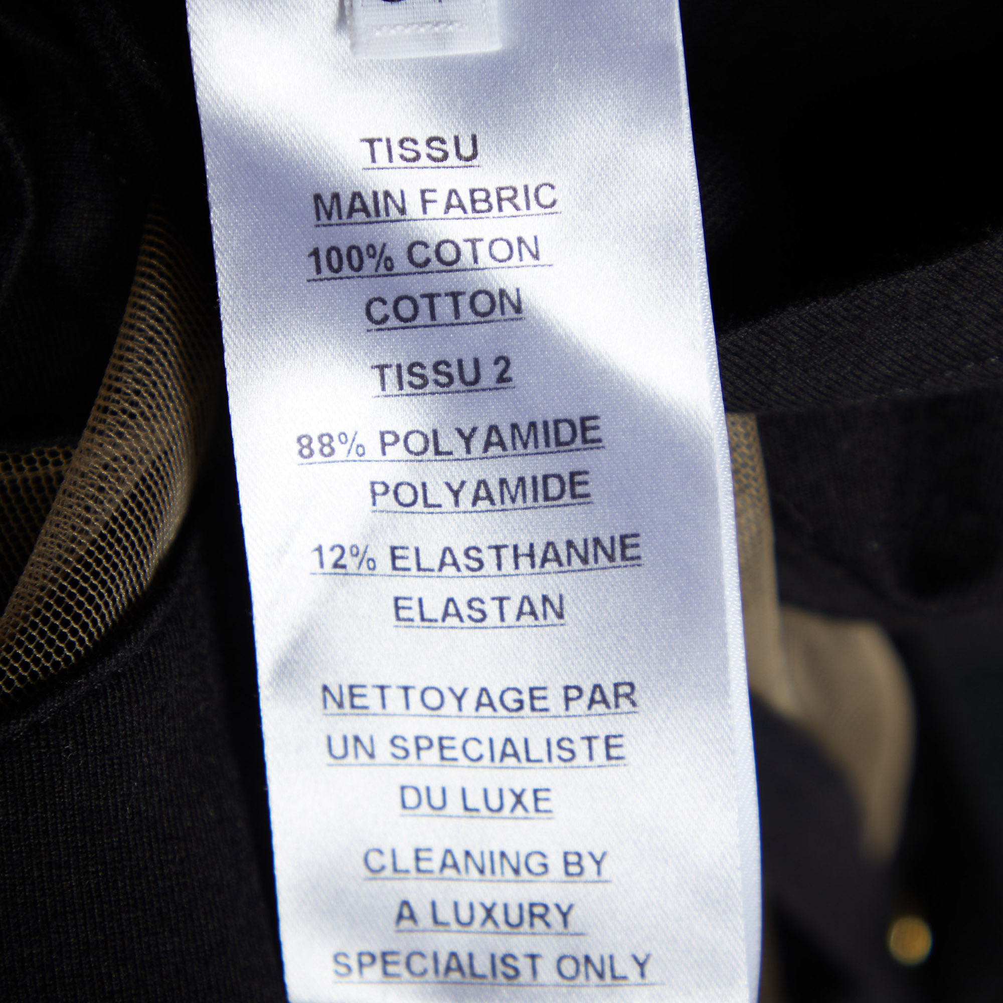 Balmain Black Cotton Knit & Tulle Trim Detail T-Shirt S