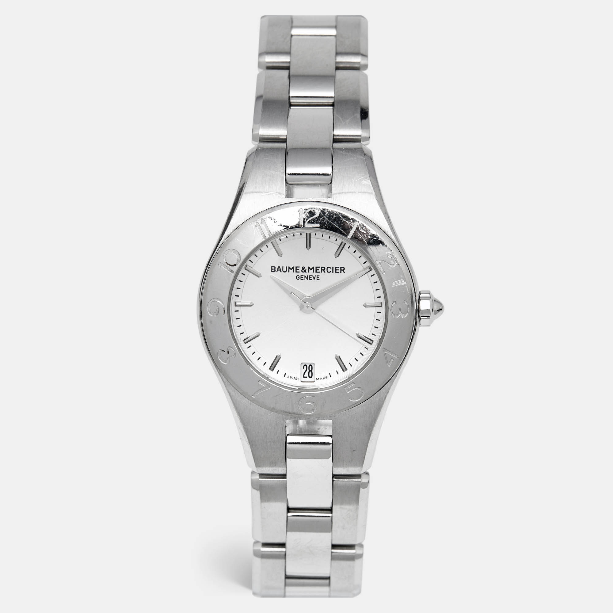 Baume & Mercier Silver Dial Stainless Steel Linea M0A10009 Women's Wristwatch
Baume & Mercier Silver Dial Stainless Steel Linea M0A10009 Women's Wristwatch