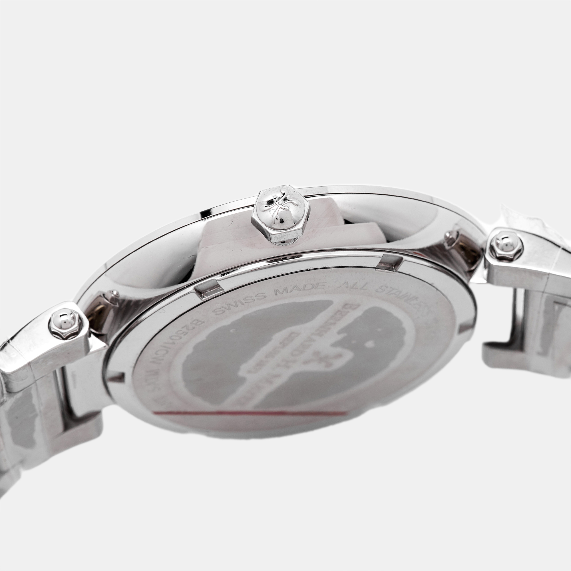 Bernhard H. Mayer Silver Stainless Steel Aurora Women's Wristwatch 40 Mm