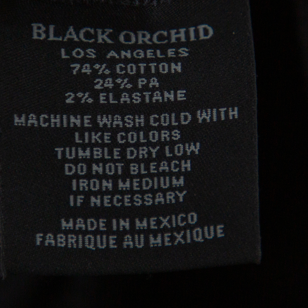 Black Orchid Black Denim Distressed Skinny Jude Jeans M
