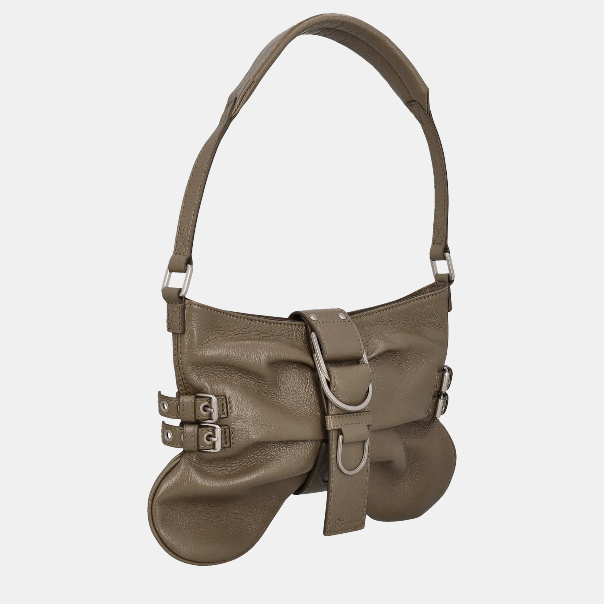 Blumarine  Women's Leather Hobo Bag - Green - One Size