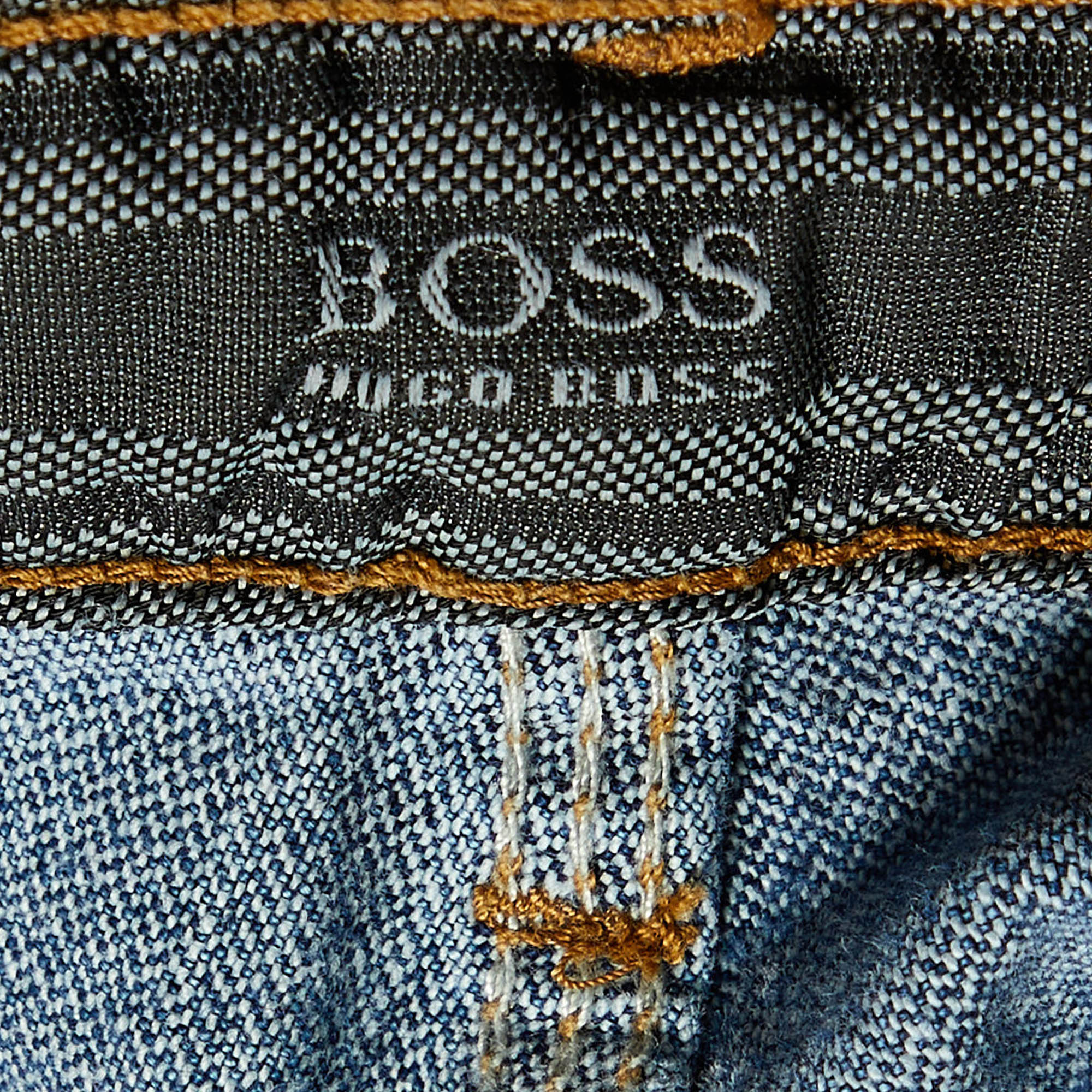 Boss By Hugo Boss Blue Denim Regular Fit Jeans M Waist 29