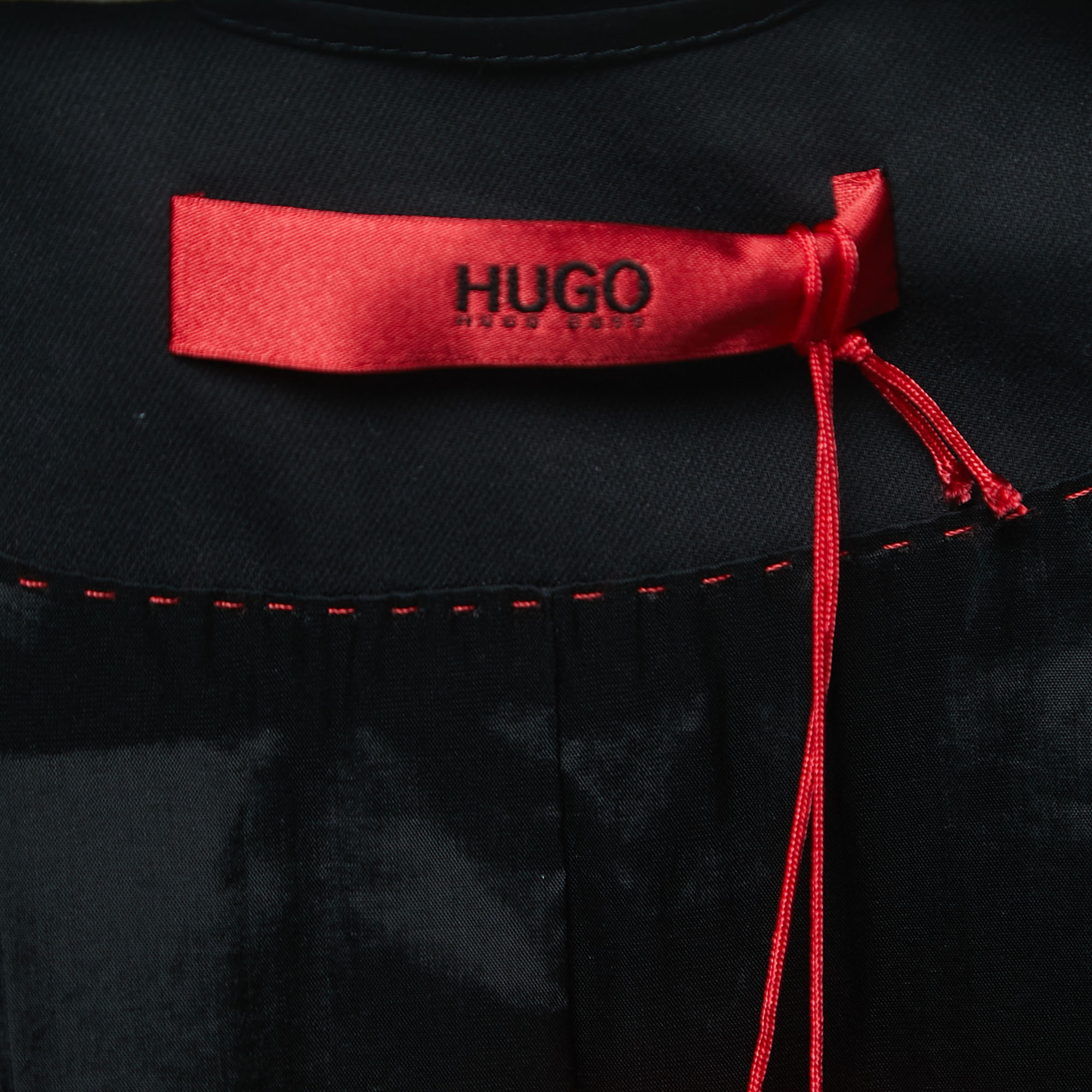 Boss By Hugo Boss Black Single Breasted Aketty Jacket L