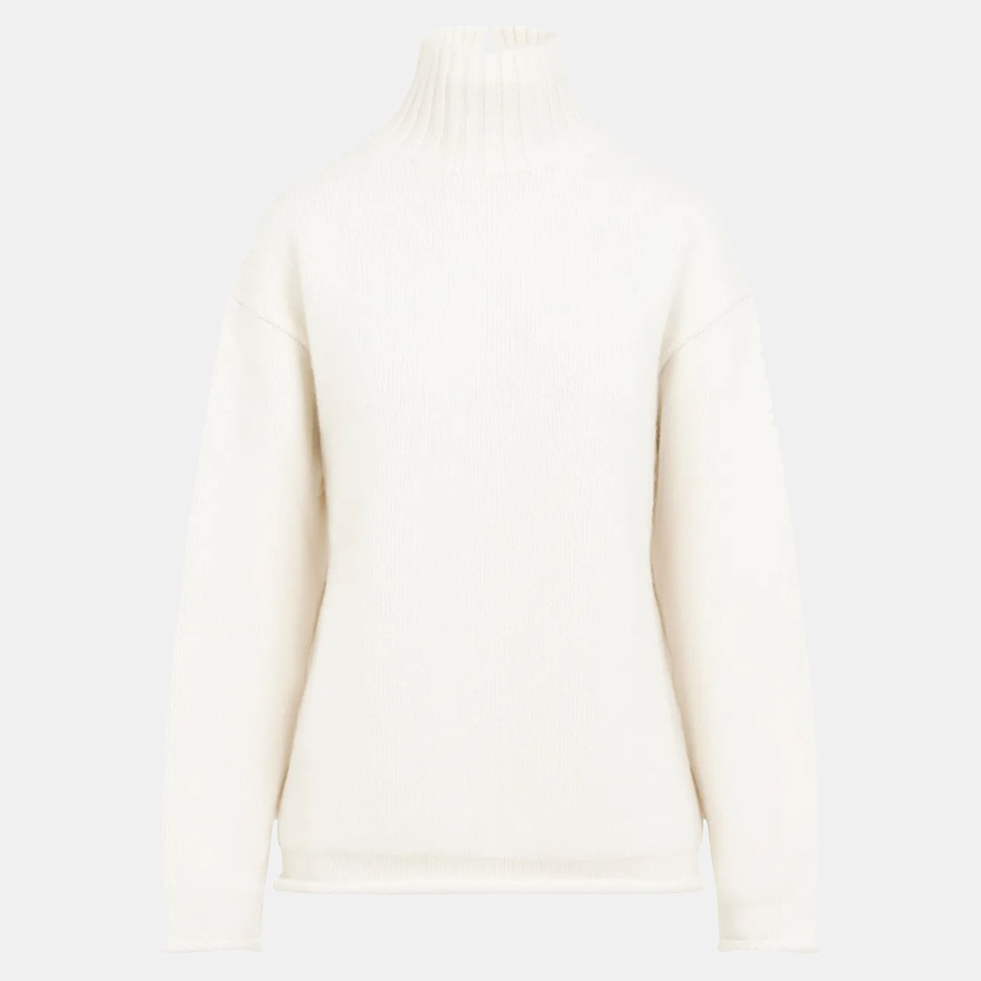 Bottega Veneta White Wool Sweatshirt M