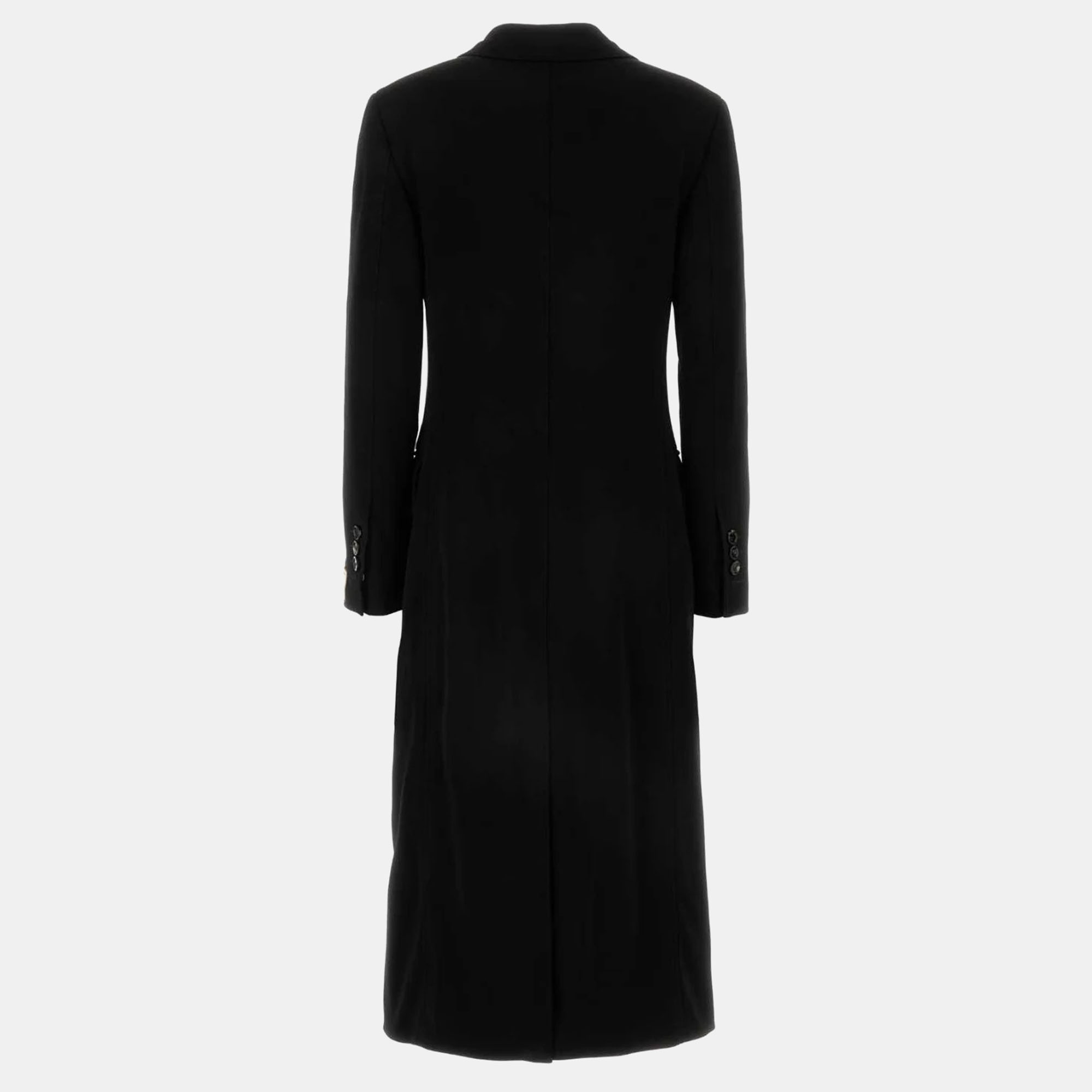 Bottega Veneta Black Jersey Coat IT 36