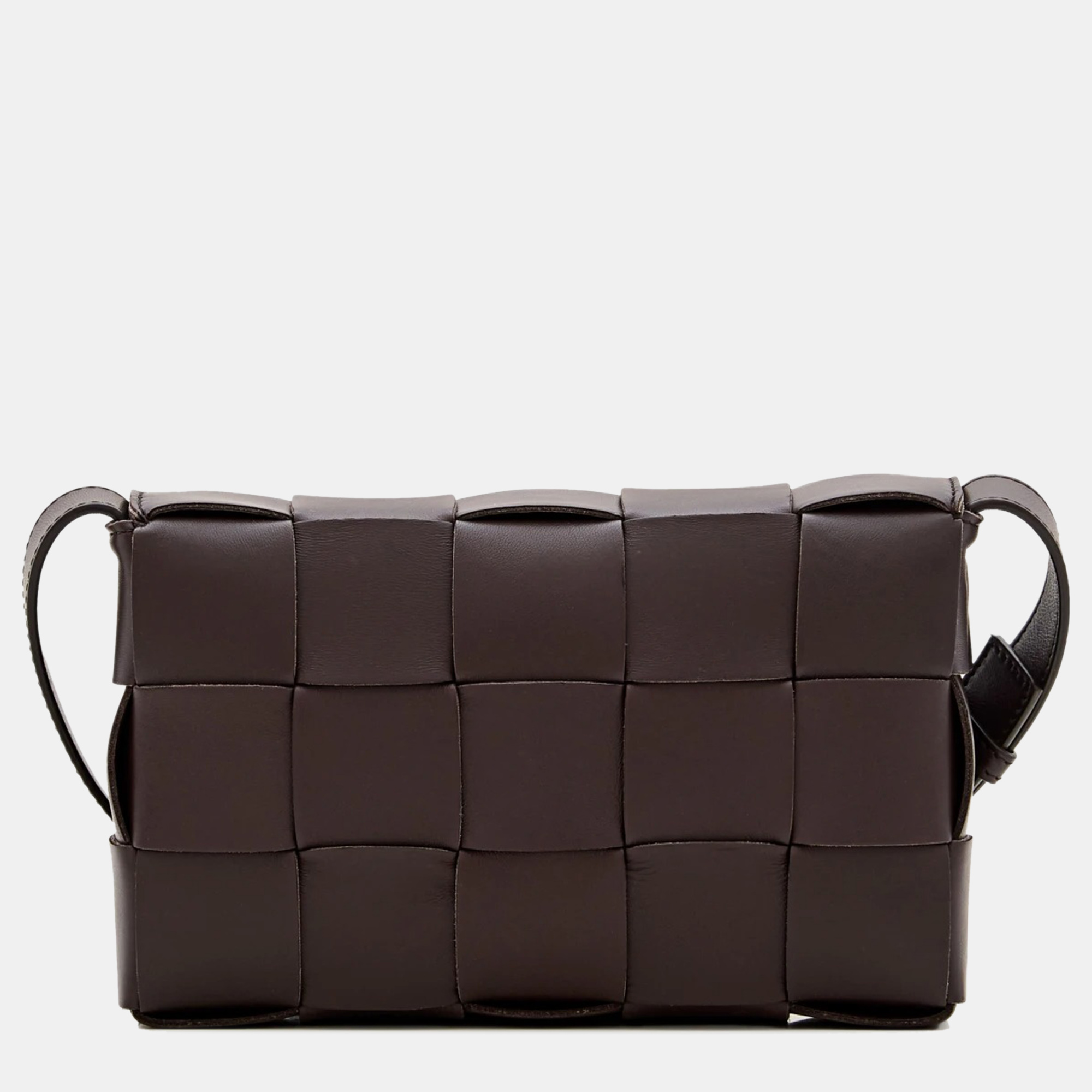 Bottega Veneta Brown Cassette Leather Shoulder Bag