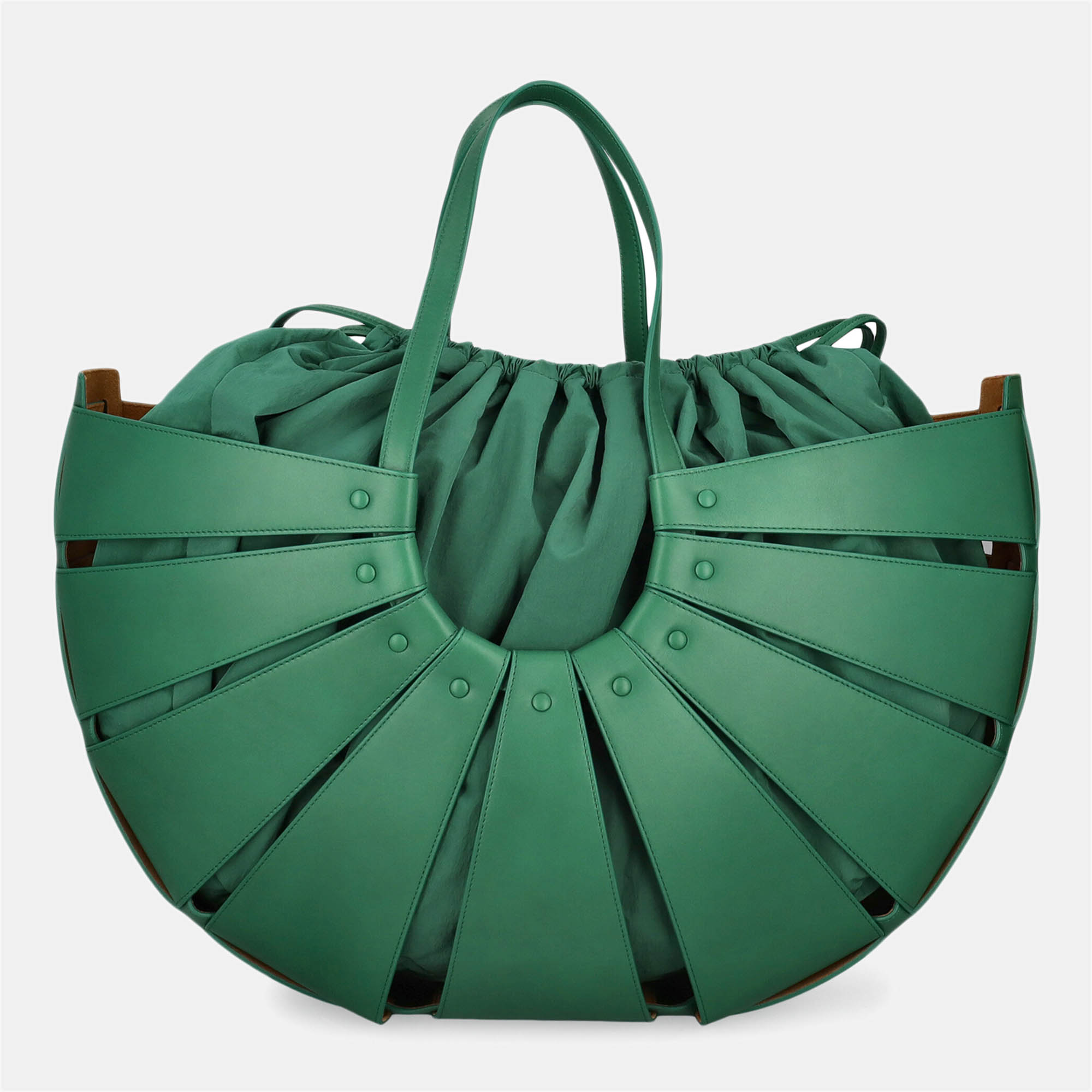 Bottega Veneta Women's Leather Tote Bag - Green - One Size