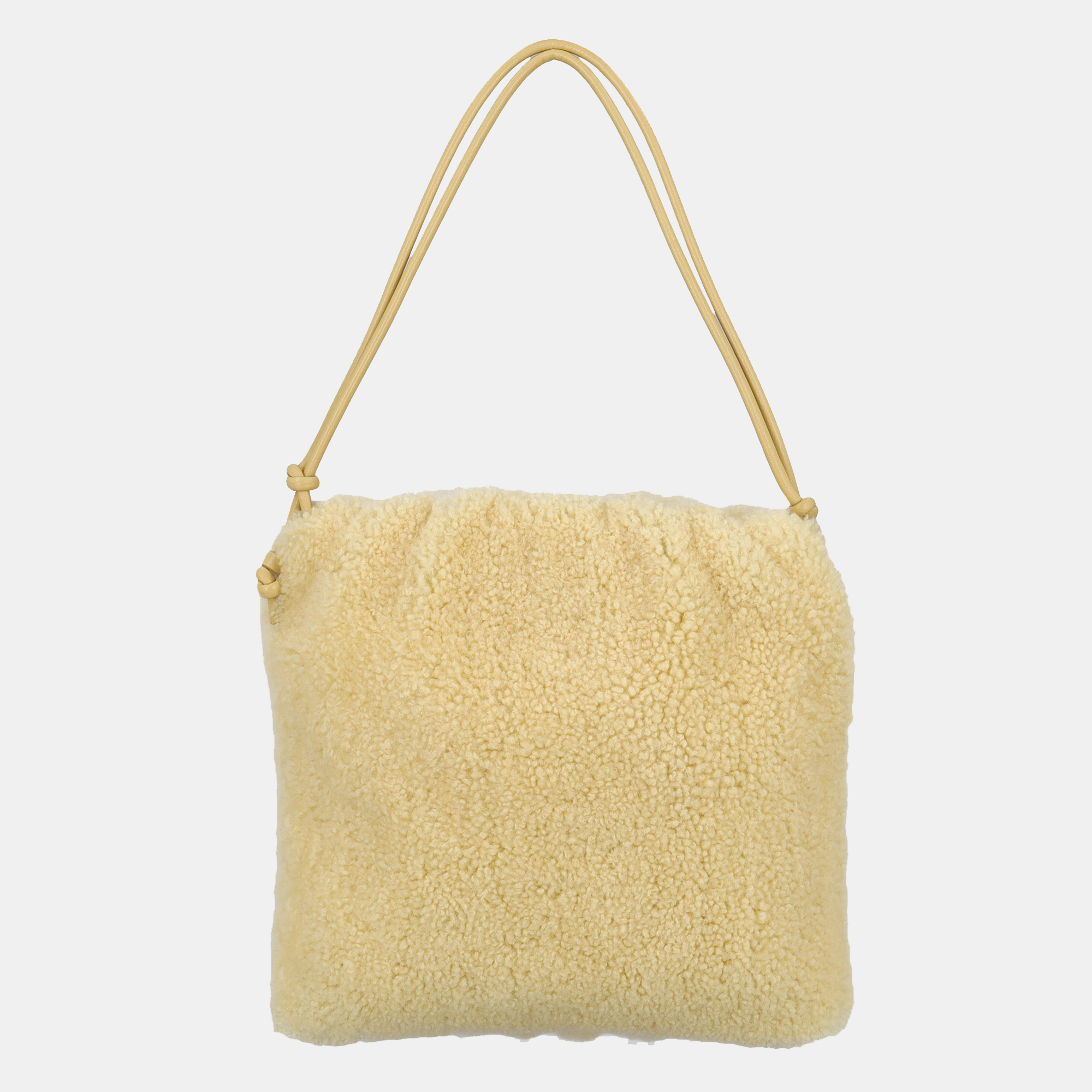 Bottega Veneta Women's Leather Shoulder Bag - Yellow - One Size