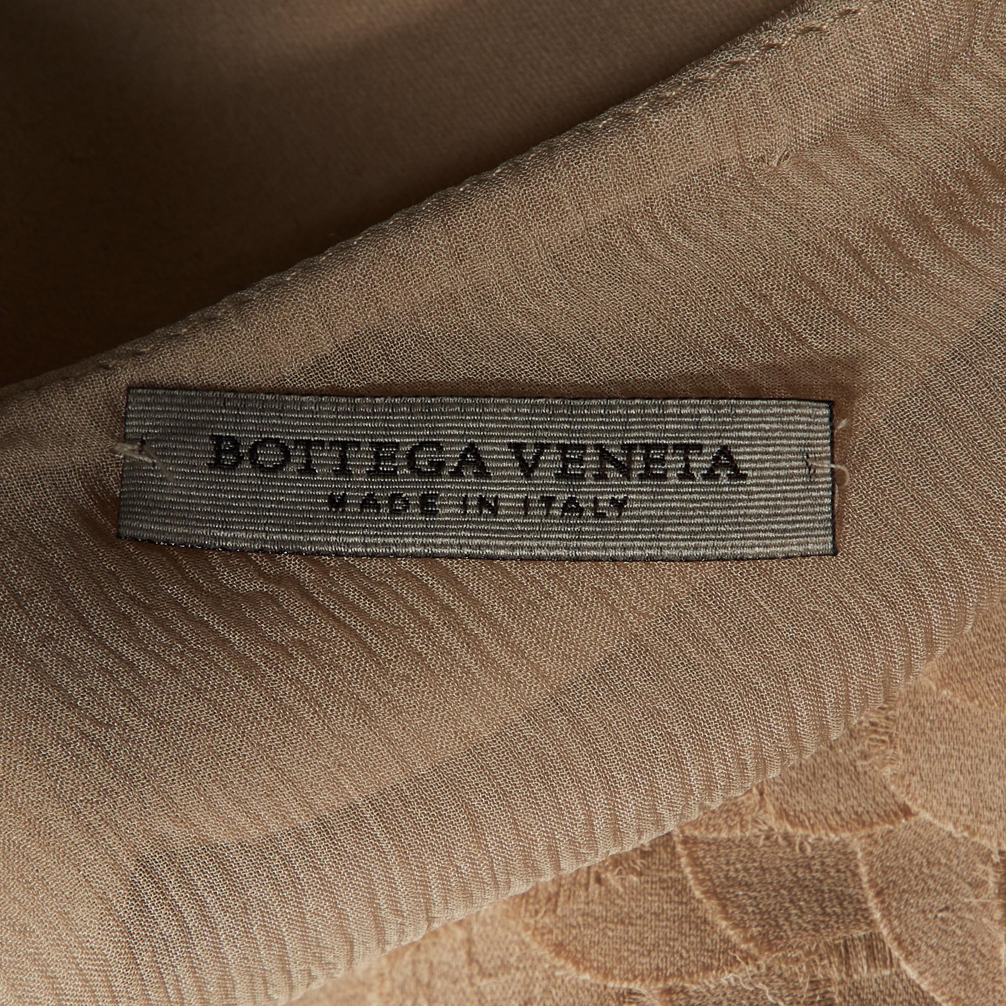 Bottega Veneta Beige Silk Front Tie-Up Top S