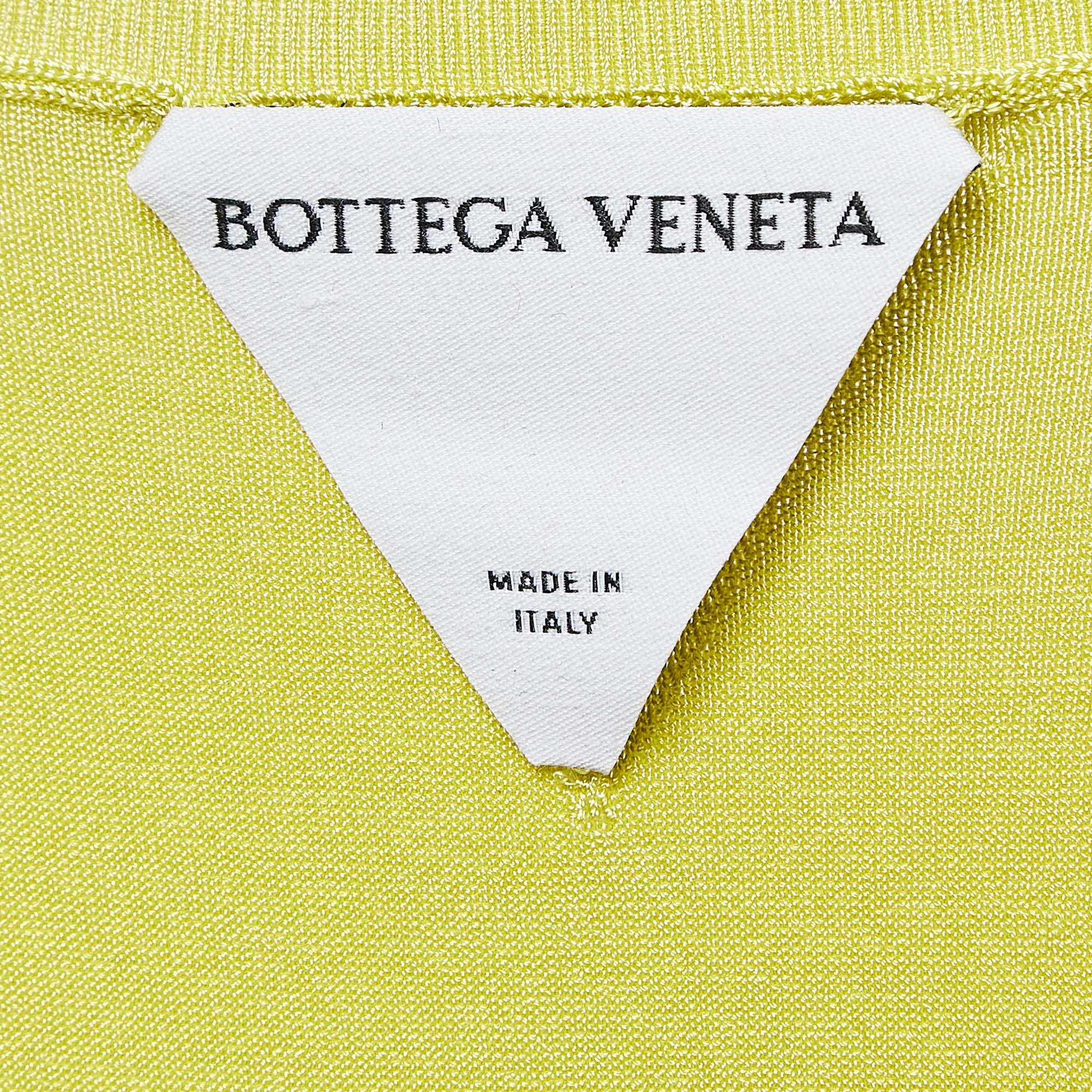 Bottega Veneta Light Green Jersey Bodysuit M