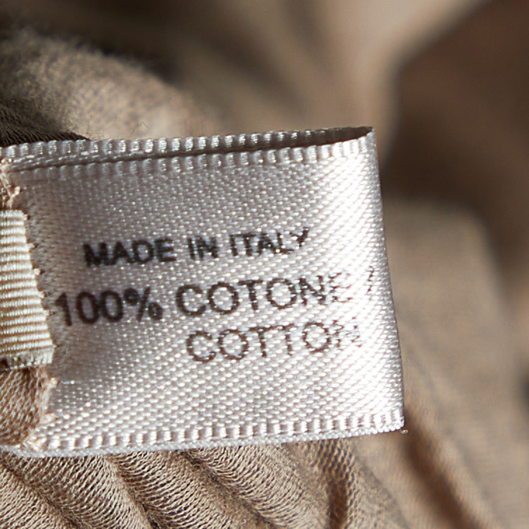 Bottega Veneta Two Tone Cotton Knit T-shirt M