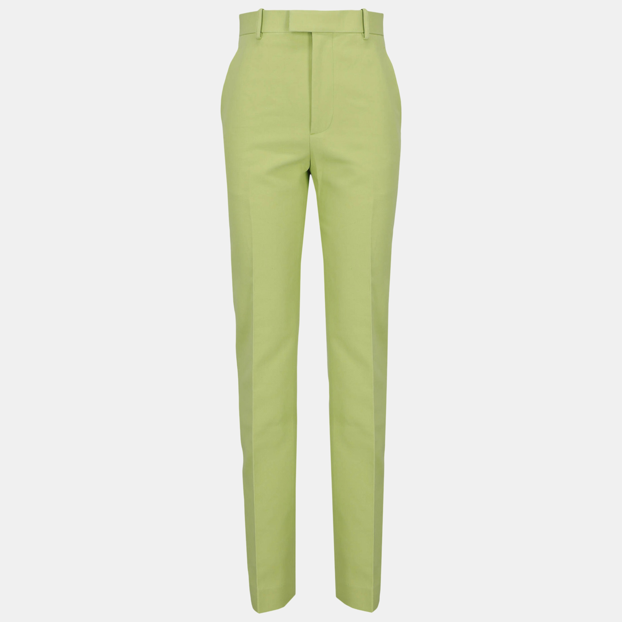 Bottega Veneta  Women's Cotton Trousers - Green - XS