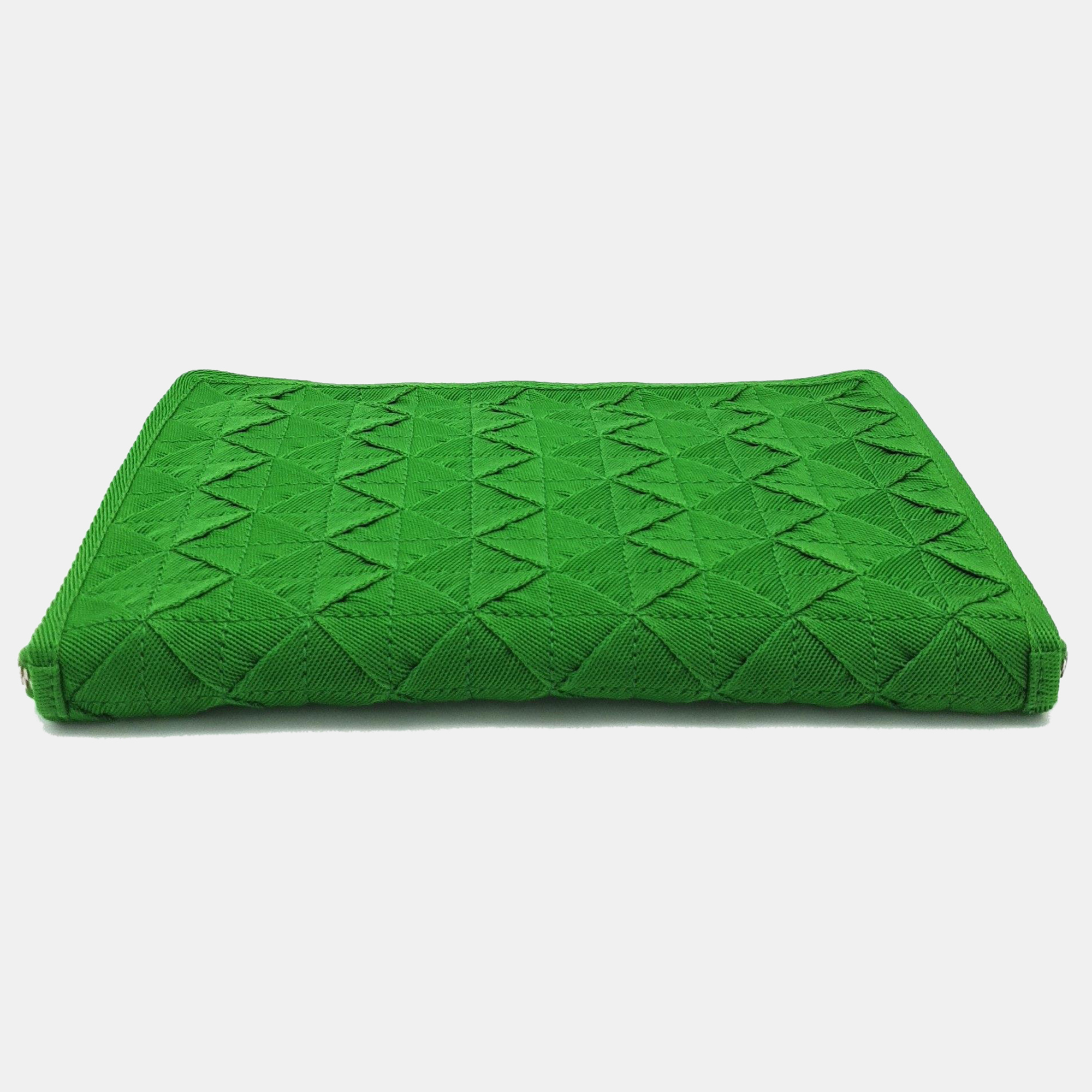 Bottega Veneta Green Intrecciato Clutch