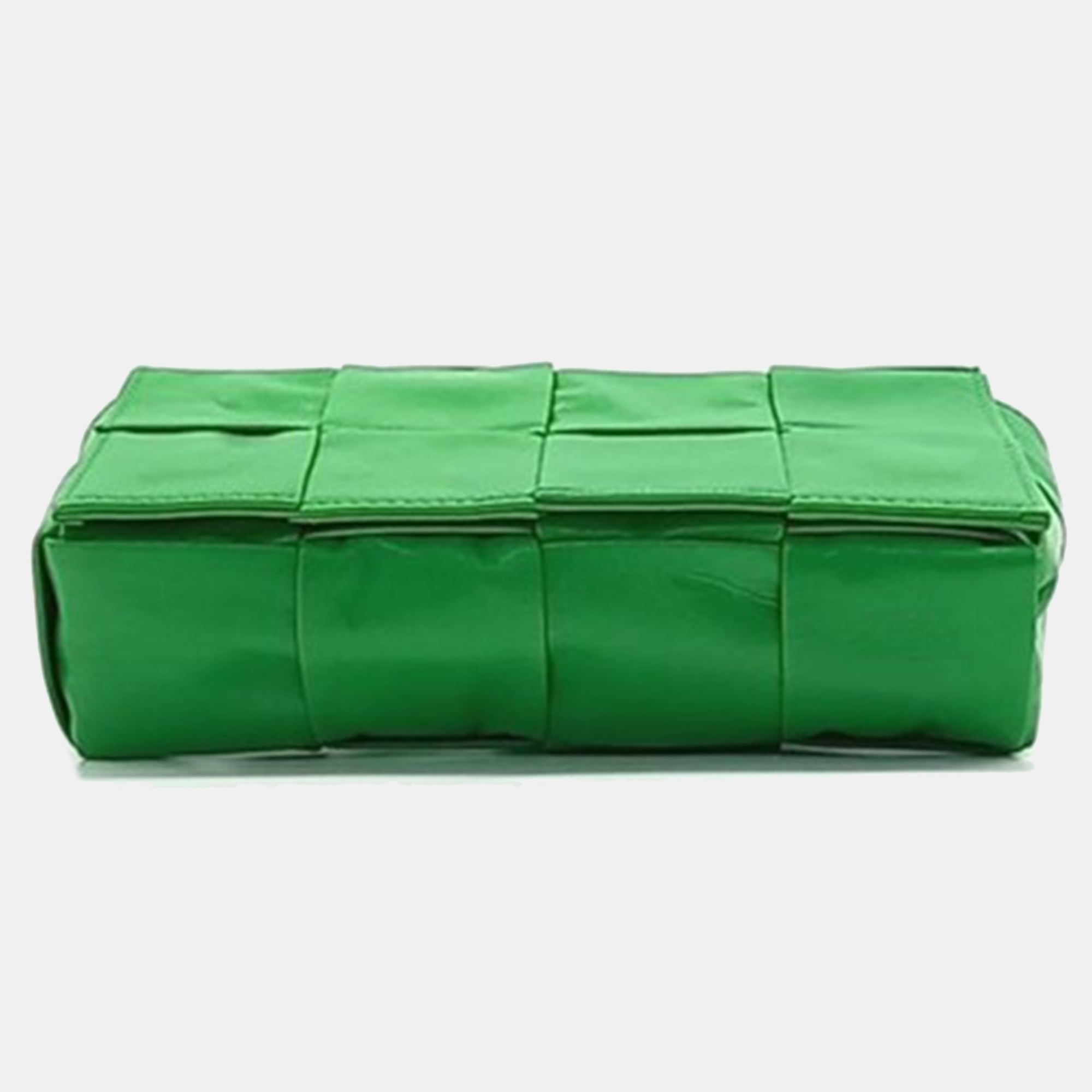 Bottega Veneta Green Leather Candy Cassette Belt Bag