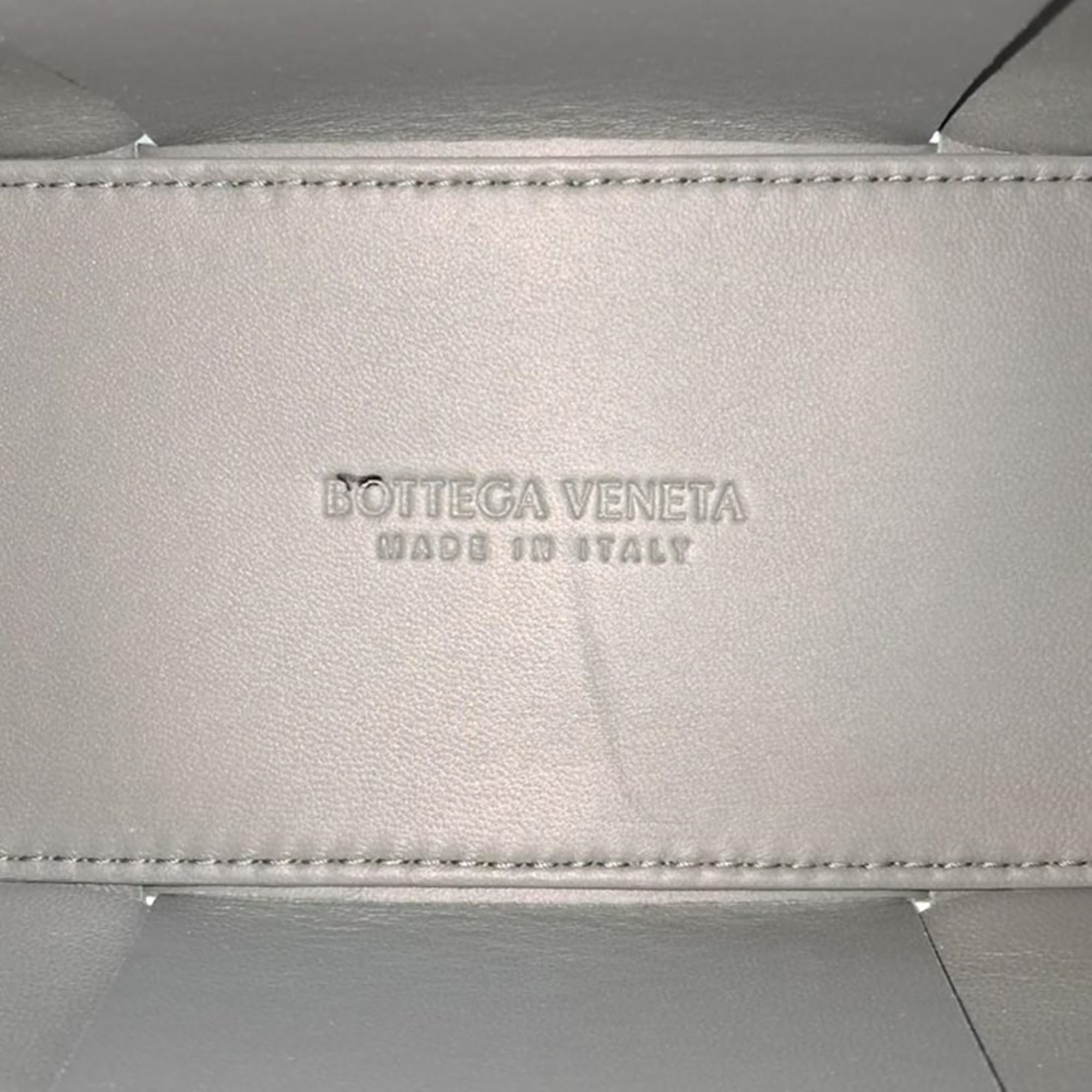 Bottega Veneta Green Leather Arco Mini Tote Bag