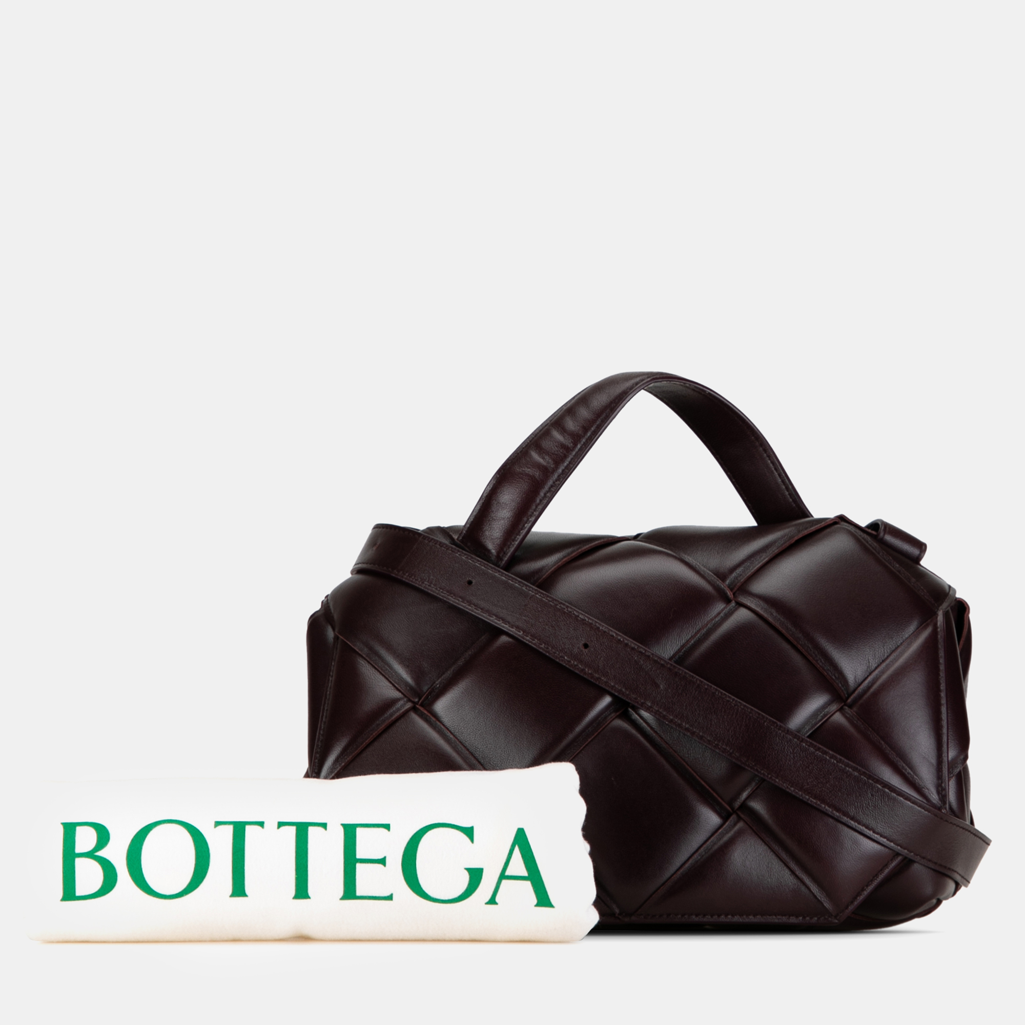 Bottega Veneta Maxi Intrecciato Padded Top Handle Bag