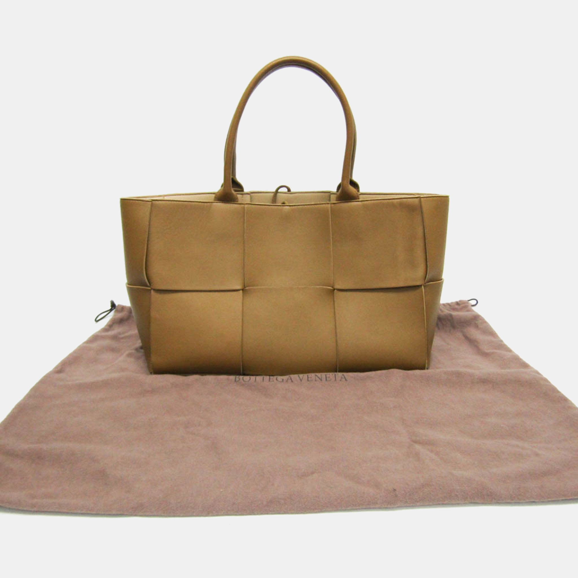 Bottega Veneta Brown Leather Medium Arco Tote Bag