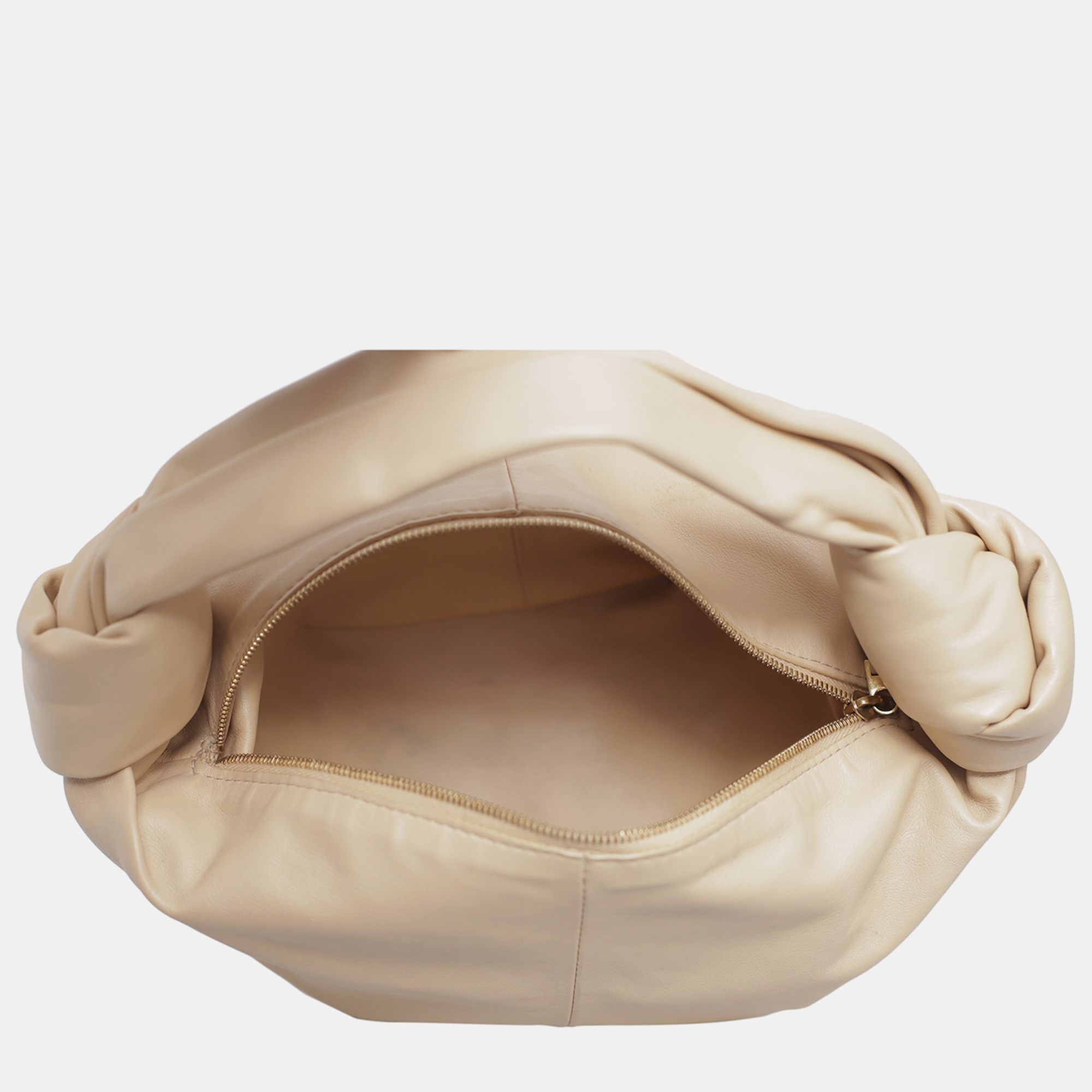 Bottega Veneta Nude Mini Double Knot Bag