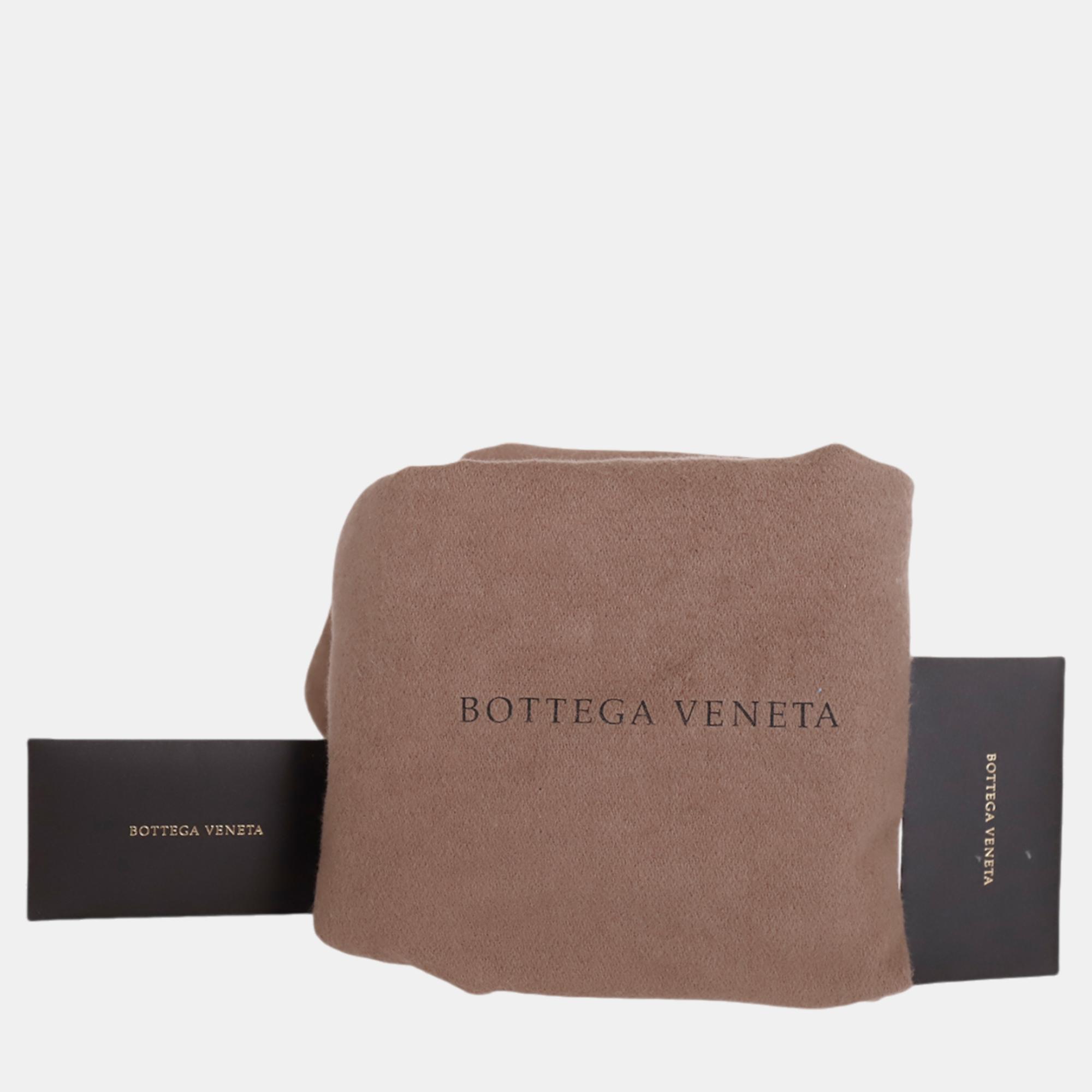 Bottega Veneta Blue Leather The Pouch Bag