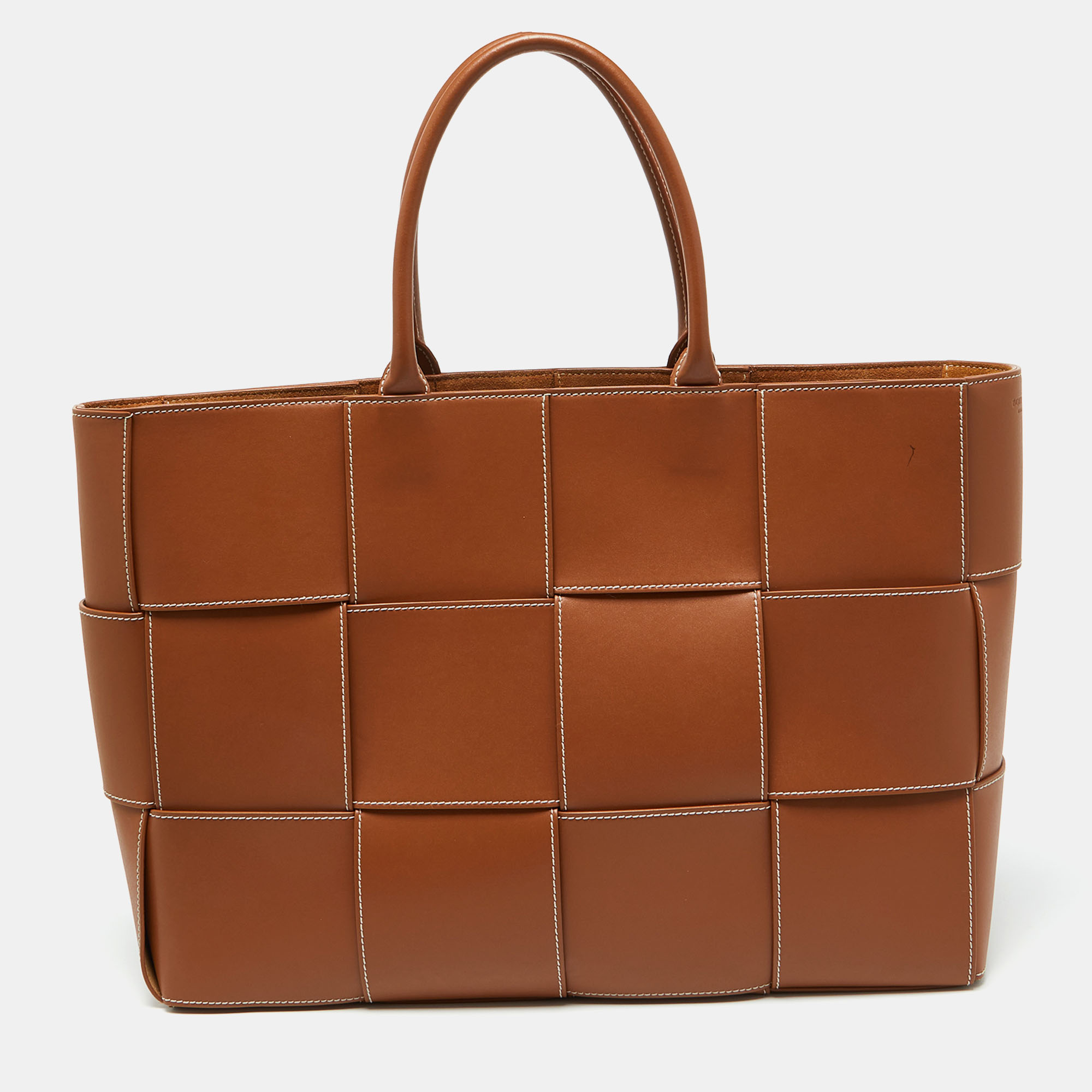 Bottega Veneta Brown Leather Large Arco Tote