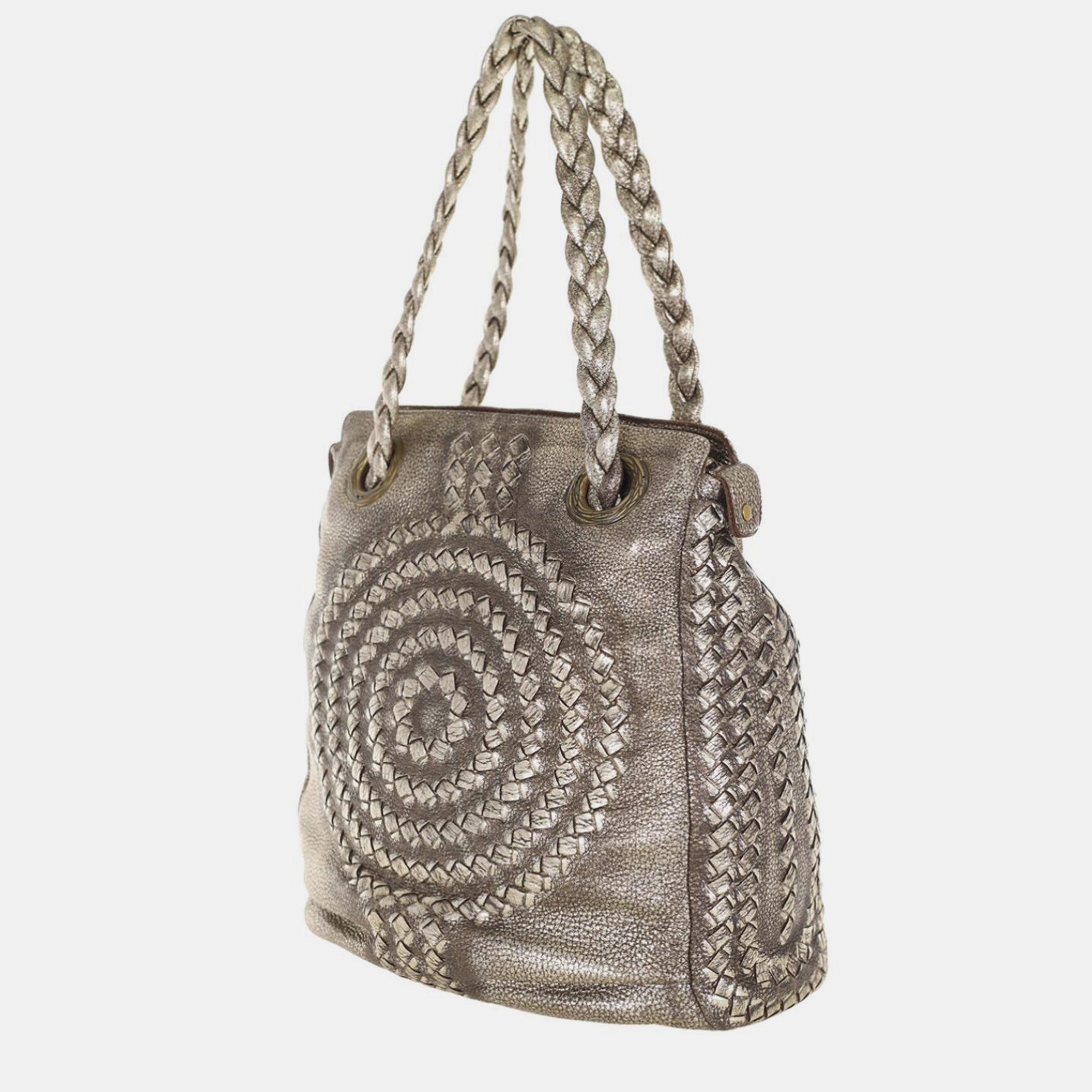 Bottega Veneta Metallic Tote Bag