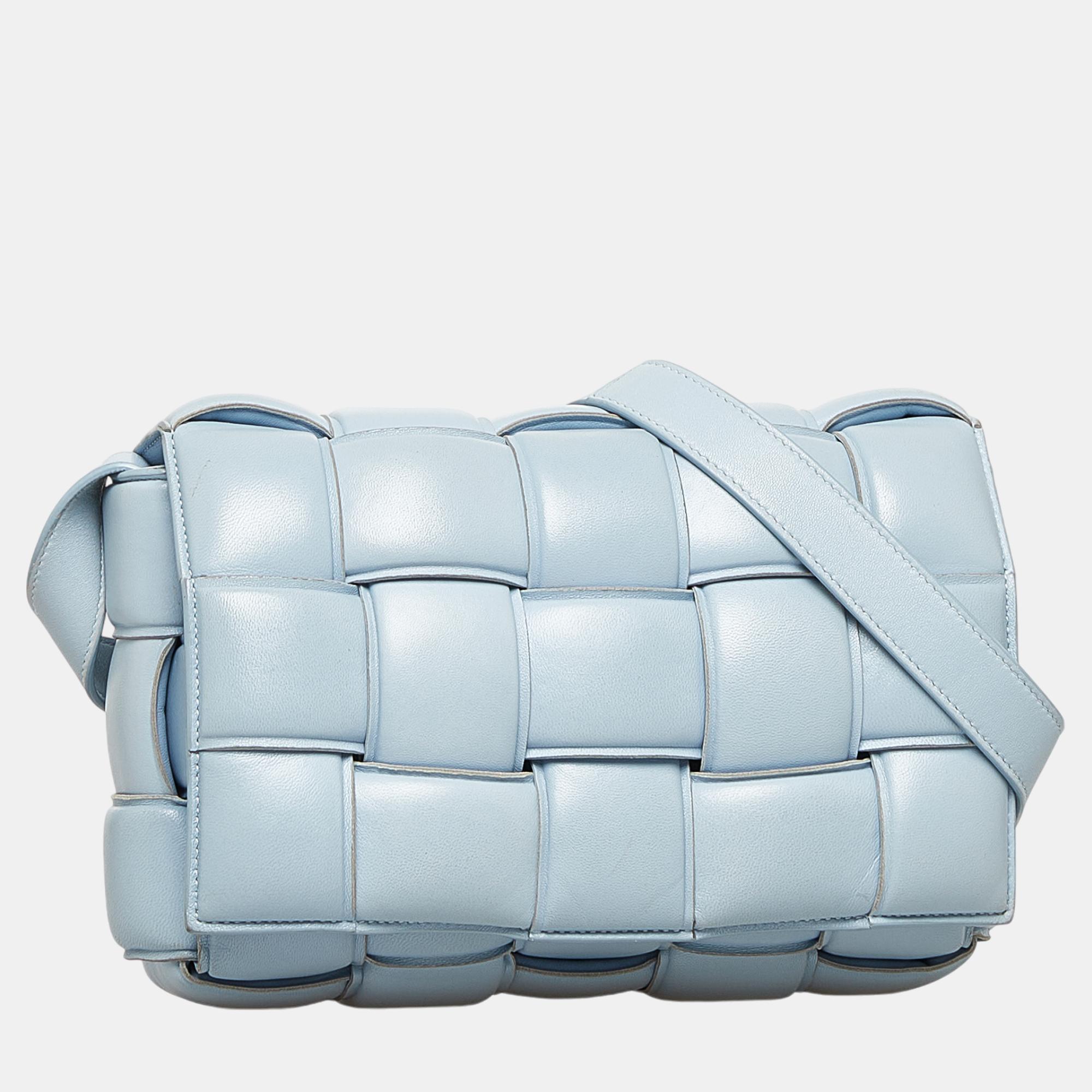 Bottega Veneta Blue Padded Cassette